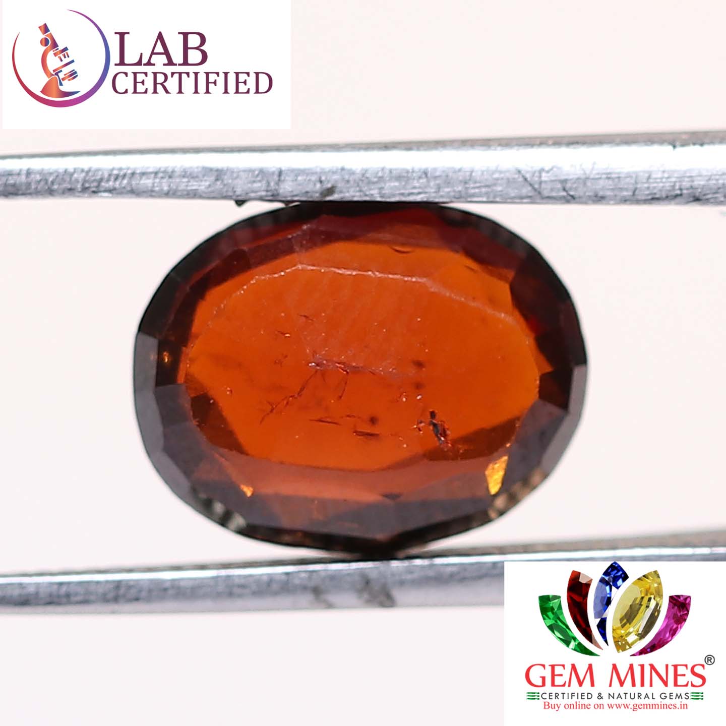Hessonite (Gomed) 2.26 Ct. 3 GMD4317 2 Hessonite (Gomed) 2.26 Ct.