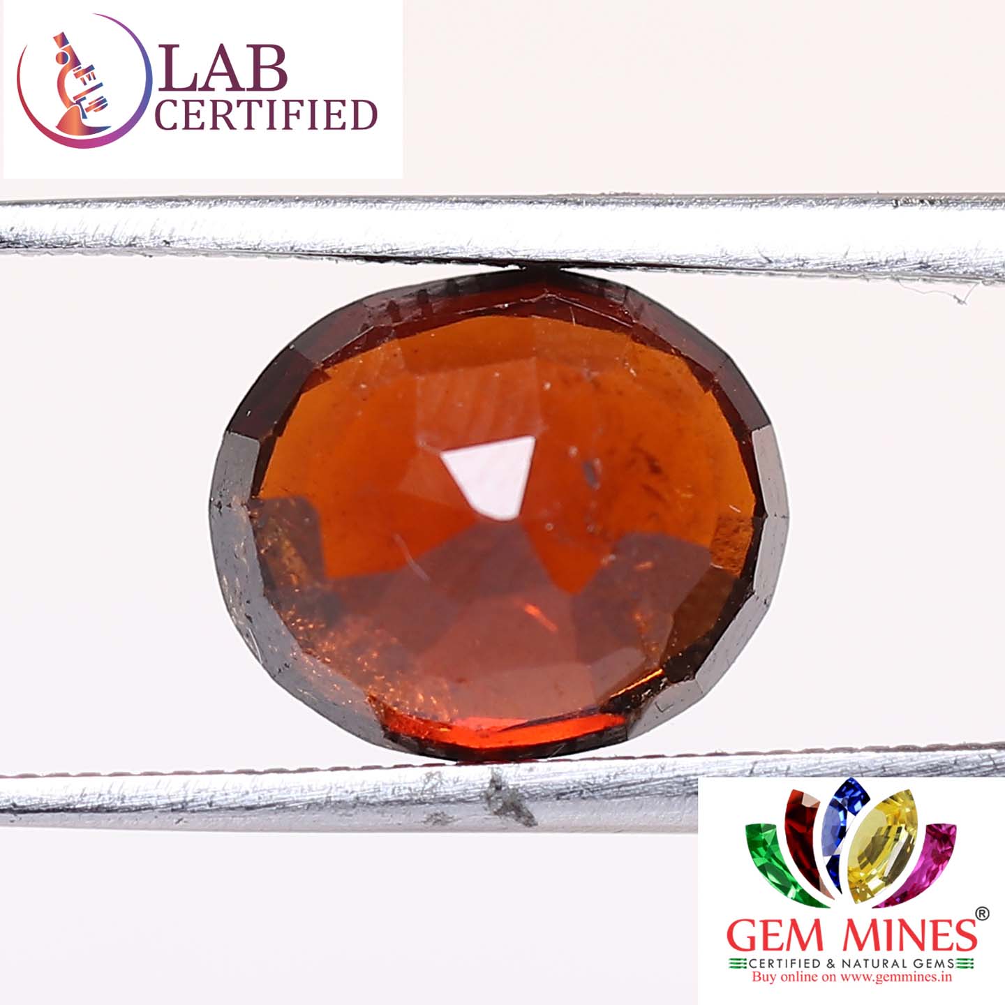 Hessonite (Gomed) 3.7 Ct. 3 GMD4322 2 Hessonite (Gomed) 3.7 Ct.