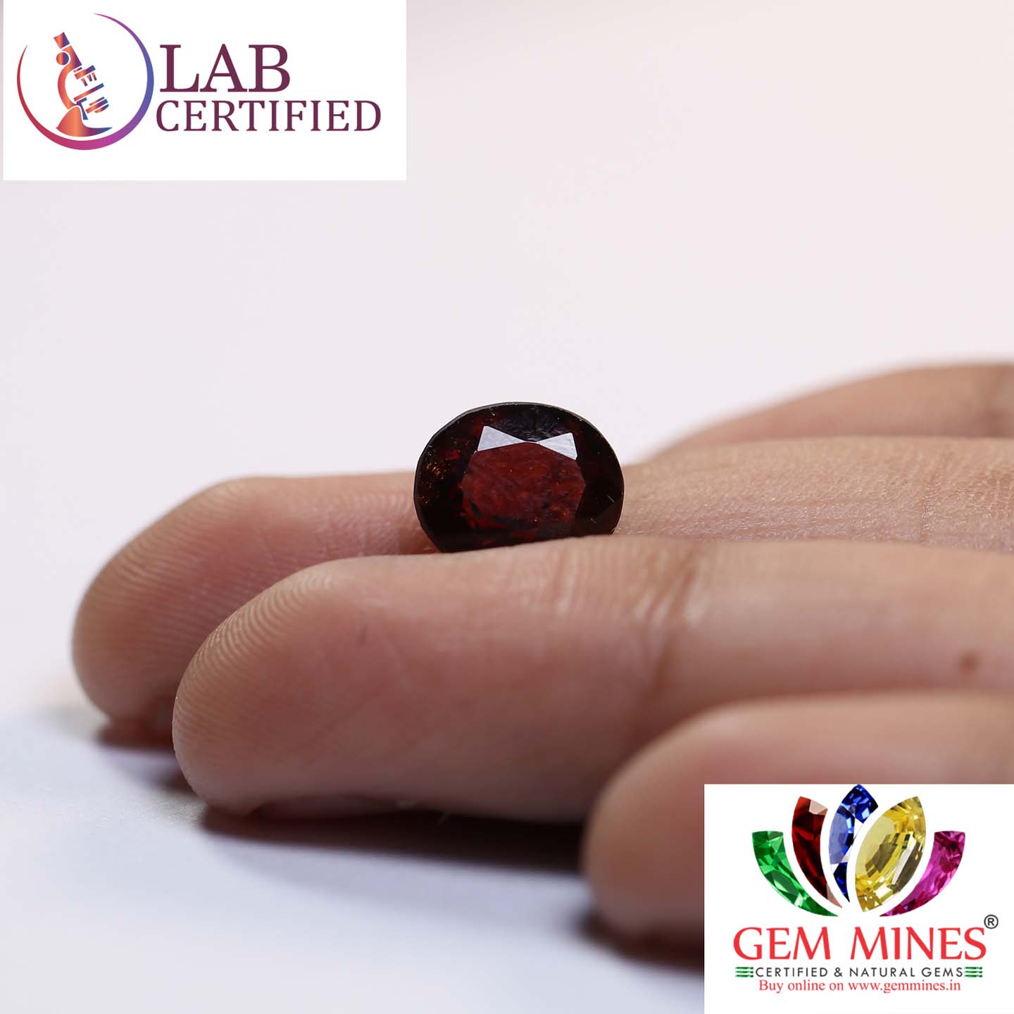 Hessonite (Gomed) 3.7 Ct. 4 GMD4322 3 Hessonite (Gomed) 3.7 Ct.