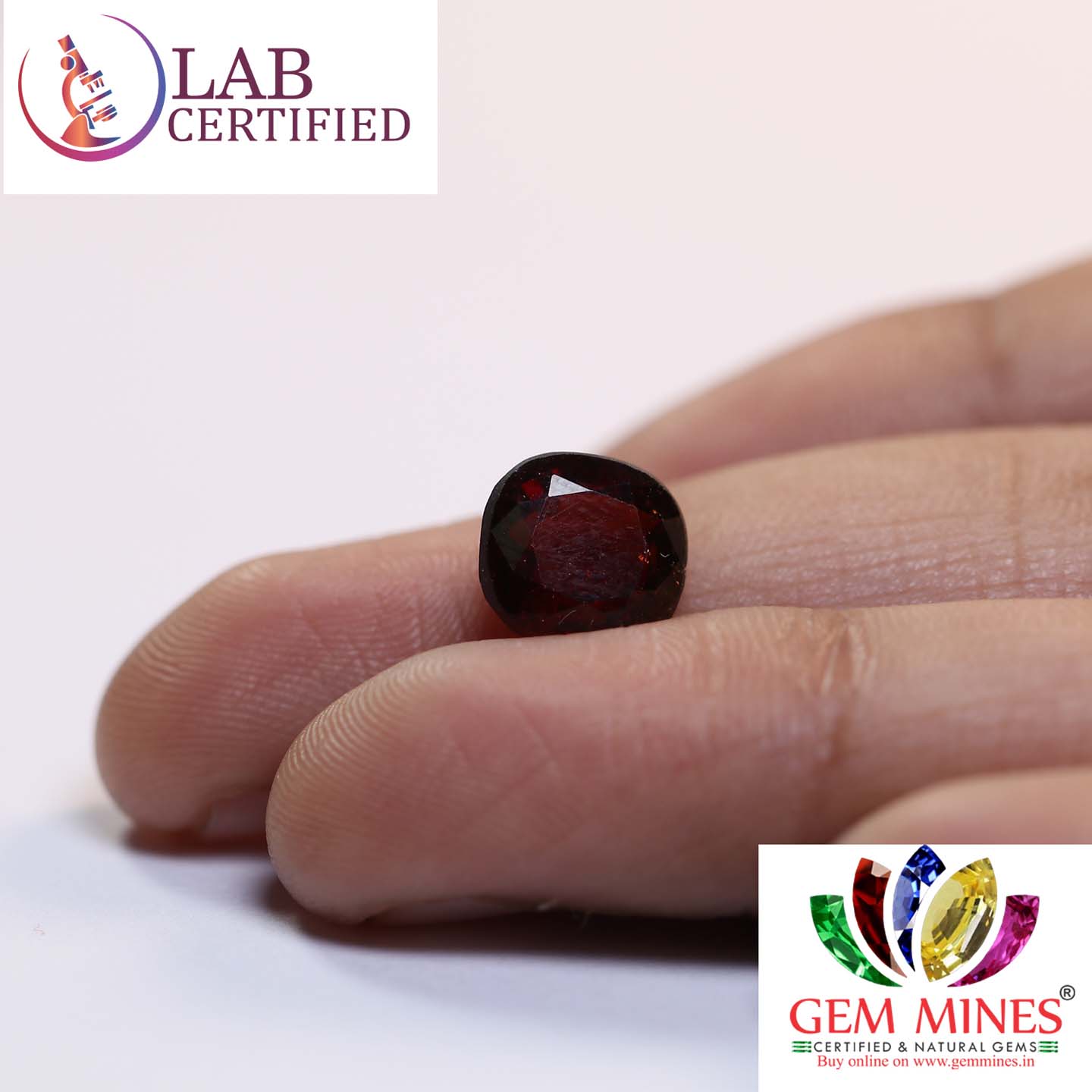 GMD4324 3 Hessonite (Gomed) 3.55 Ct.