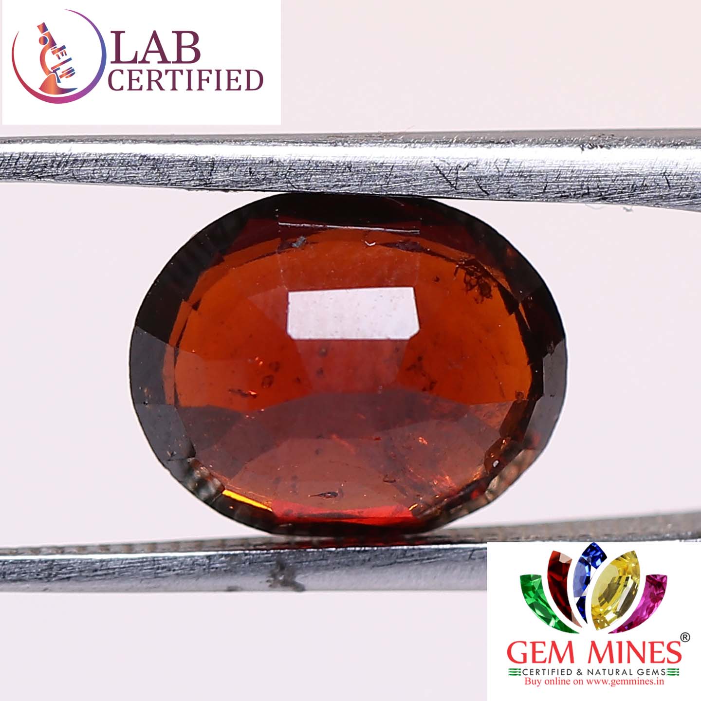GMD4326 2 Hessonite (Gomed) 2.92 Ct.