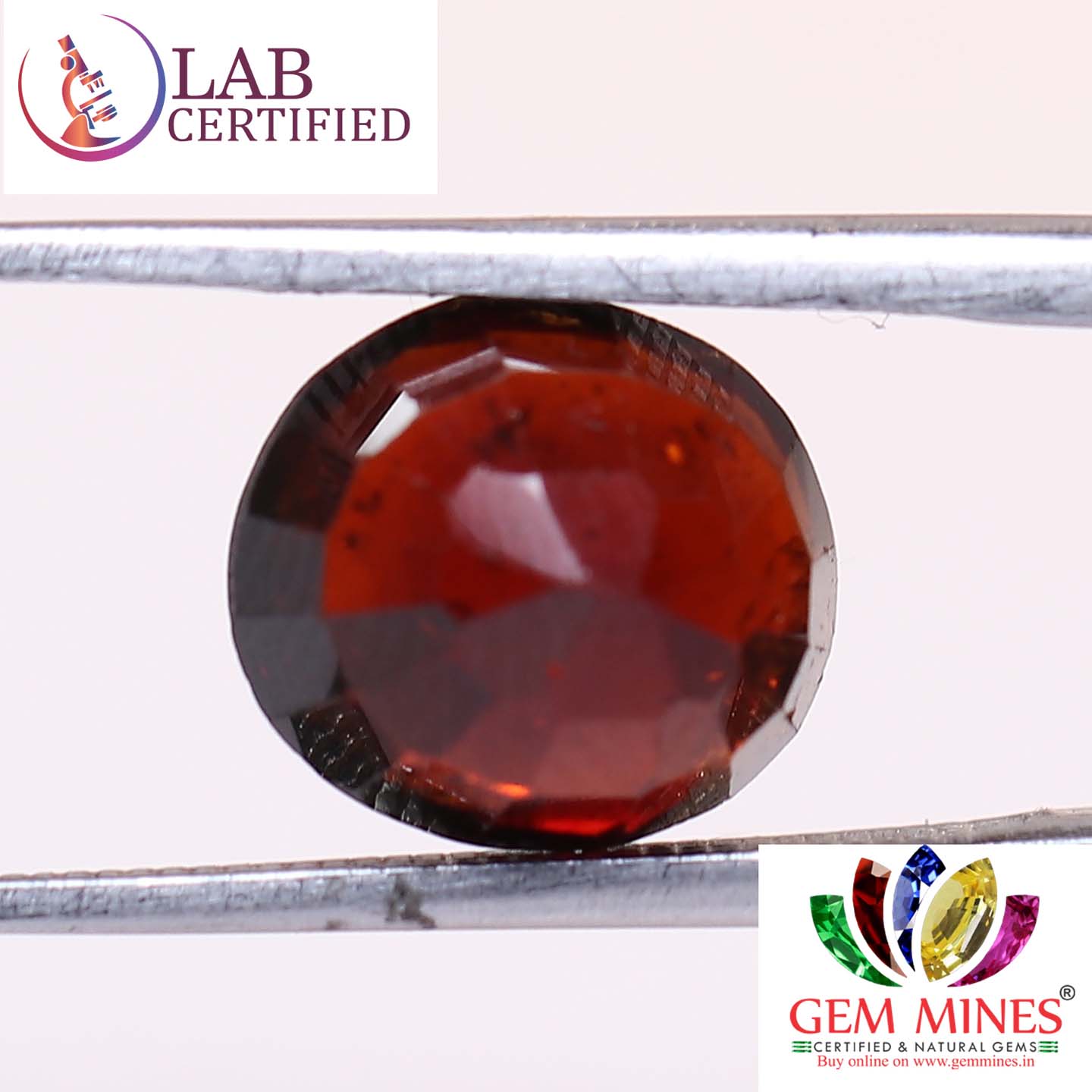 Hessonite (Gomed) 4.24 Ct. 3 GMD4327 2 Hessonite (Gomed) 4.24 Ct.