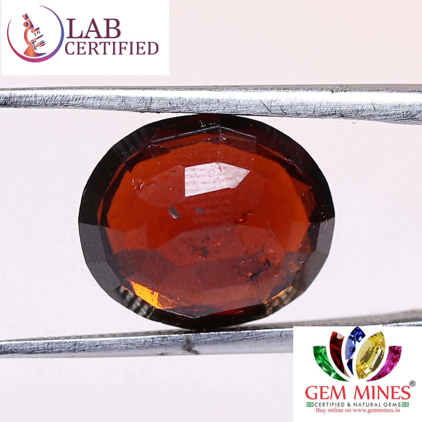 GMD4332 2 Hessonite (Gomed) 4.72 Ct.