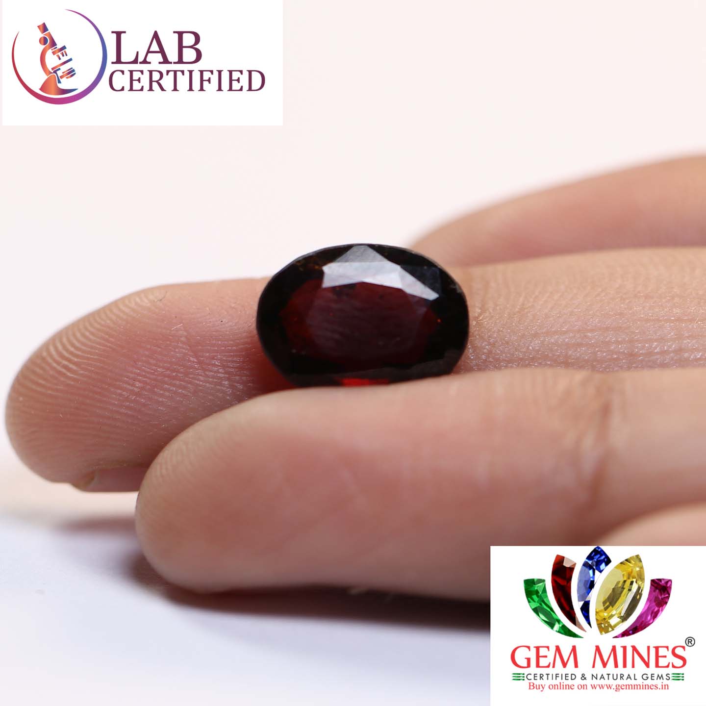 GMD4337 3 Hessonite (Gomed) 4.06 Ct.