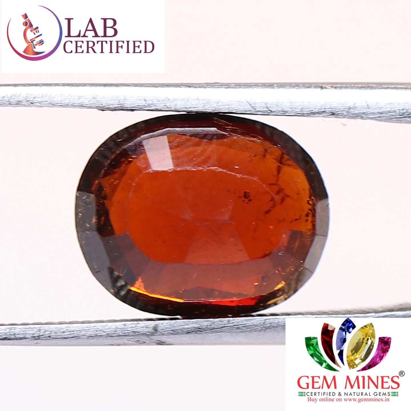 GMD4339 2 Hessonite (Gomed) 3.5 Ct.