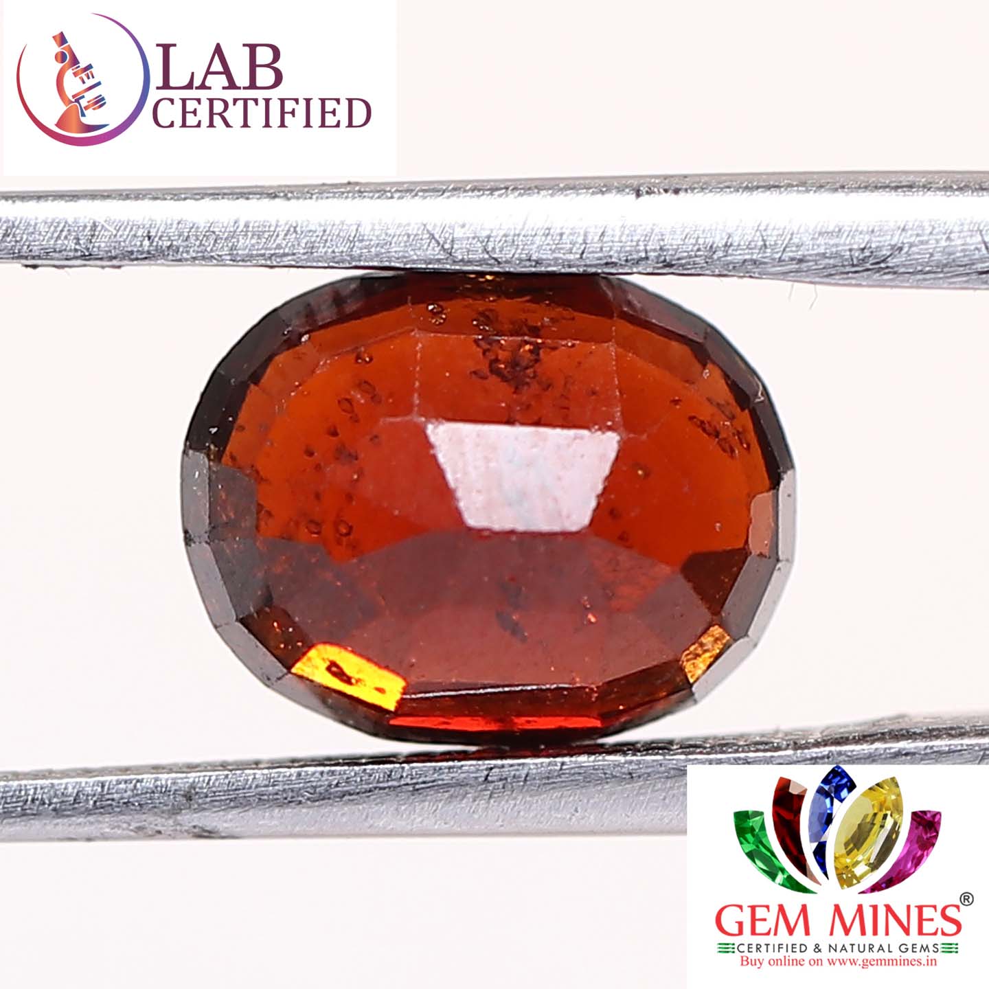 GMD4340 2 Hessonite (Gomed) 2.95 Ct.