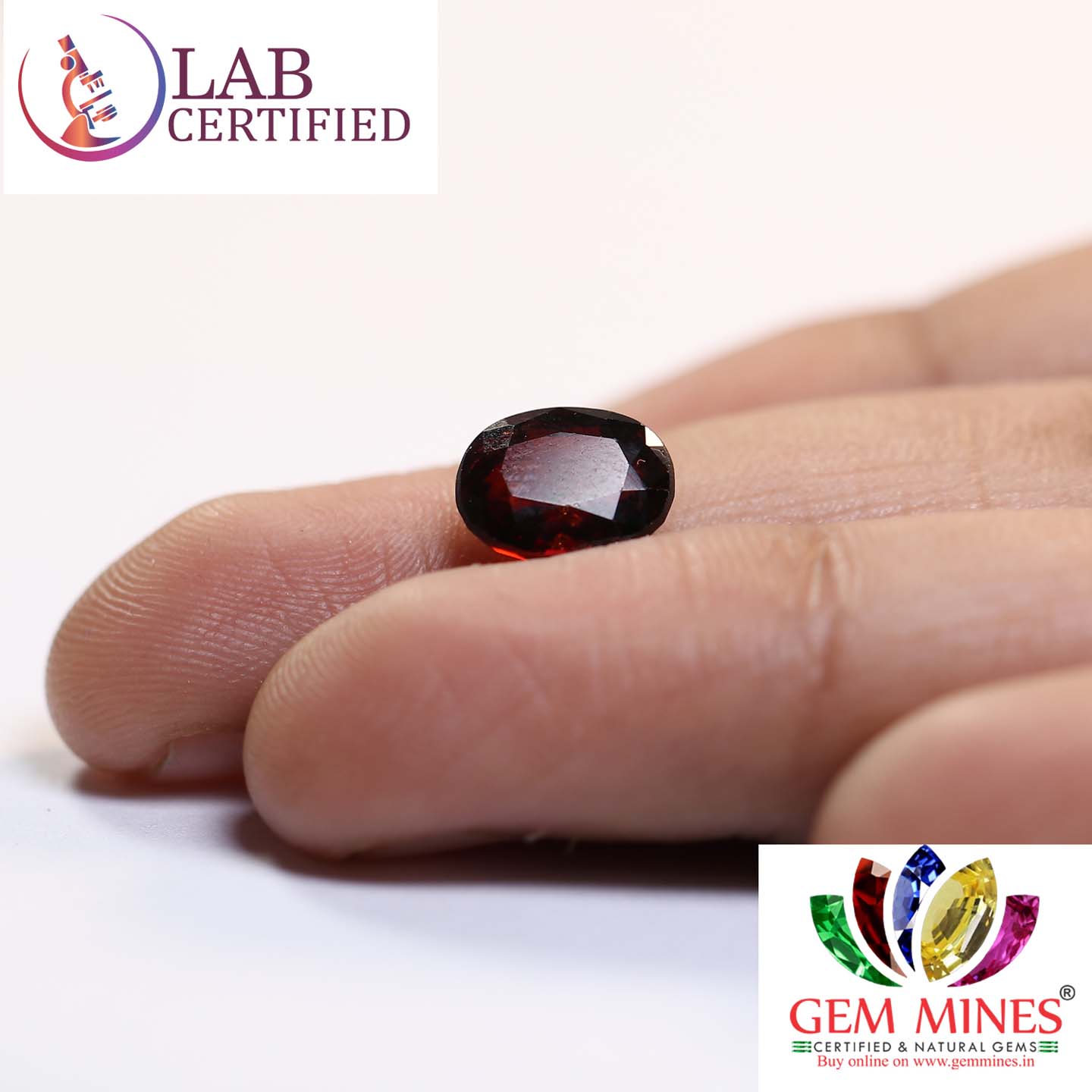 GMD4340 3 Hessonite (Gomed) 2.95 Ct.