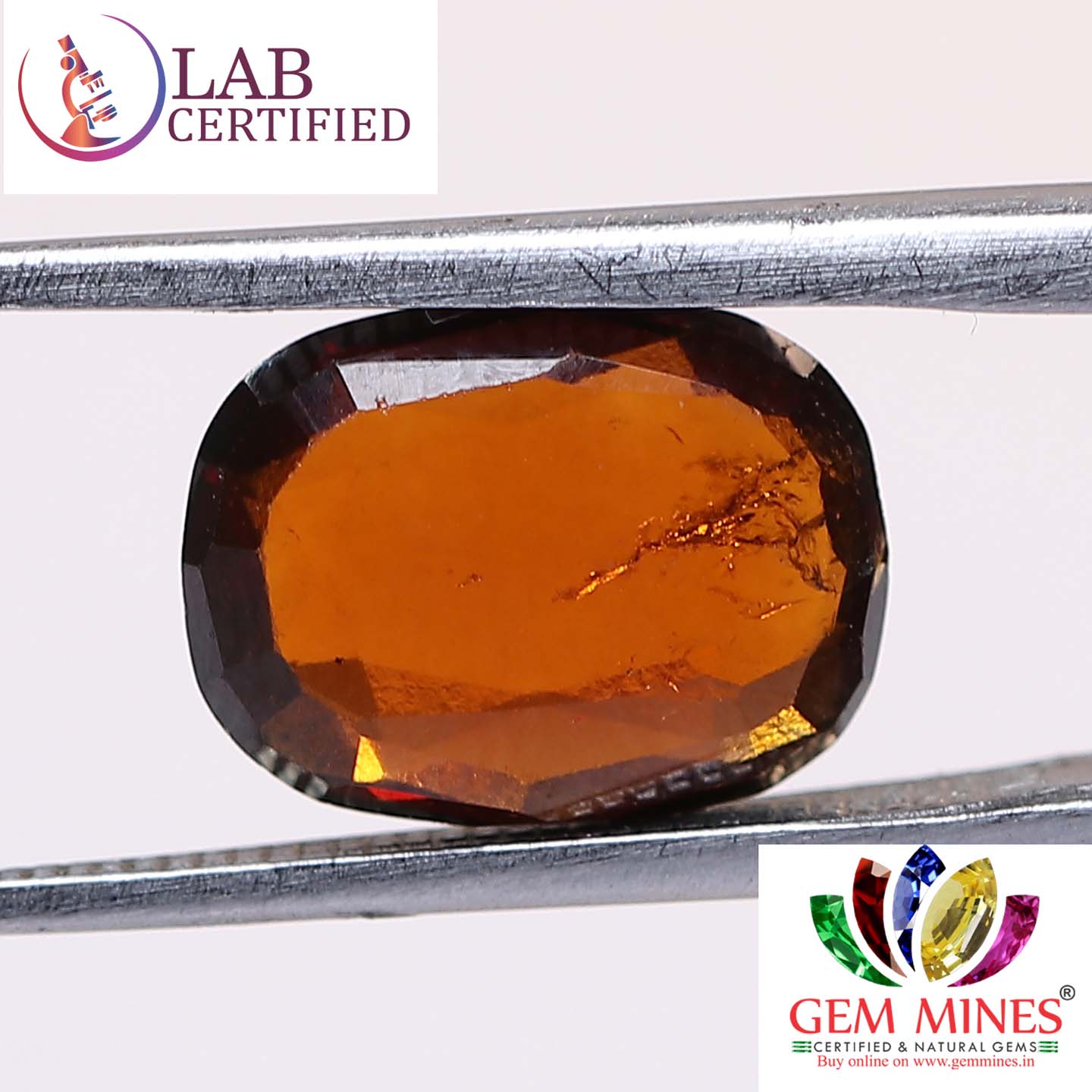 GMD4345 2 Hessonite (Gomed) 2.7 Ct.