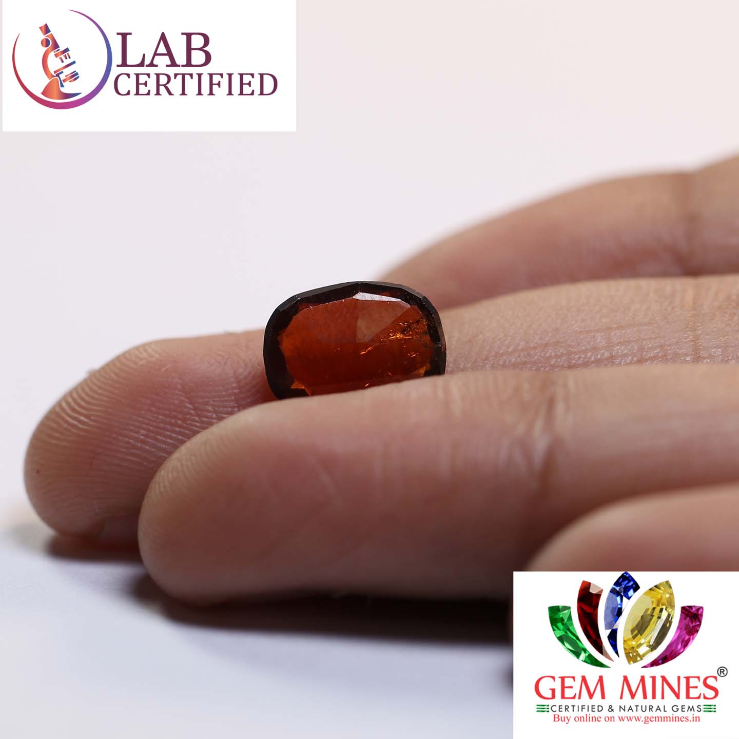 GMD4345 3 Hessonite (Gomed) 2.7 Ct.