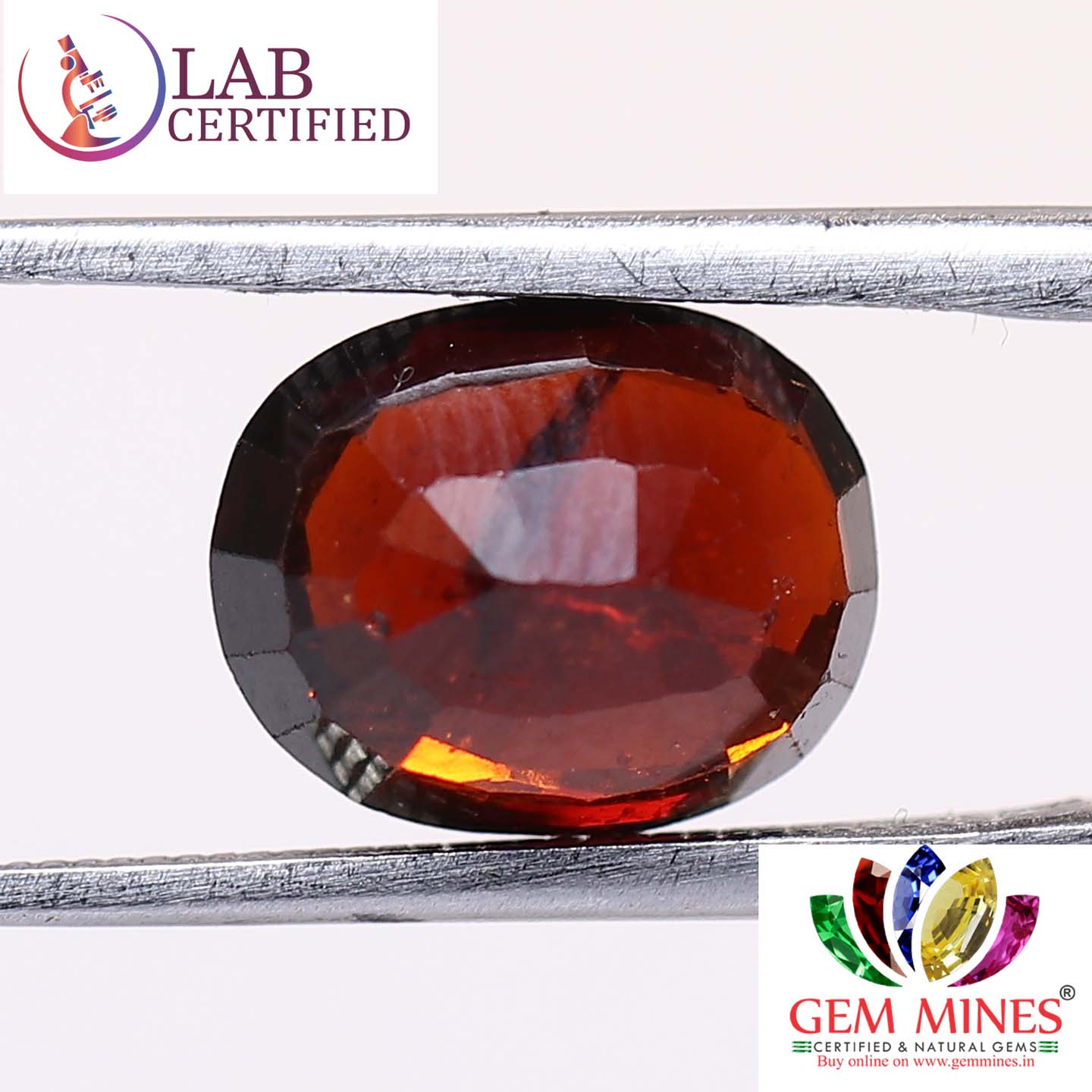 GMD4346 2 Hessonite (Gomed) 3.75 Ct.