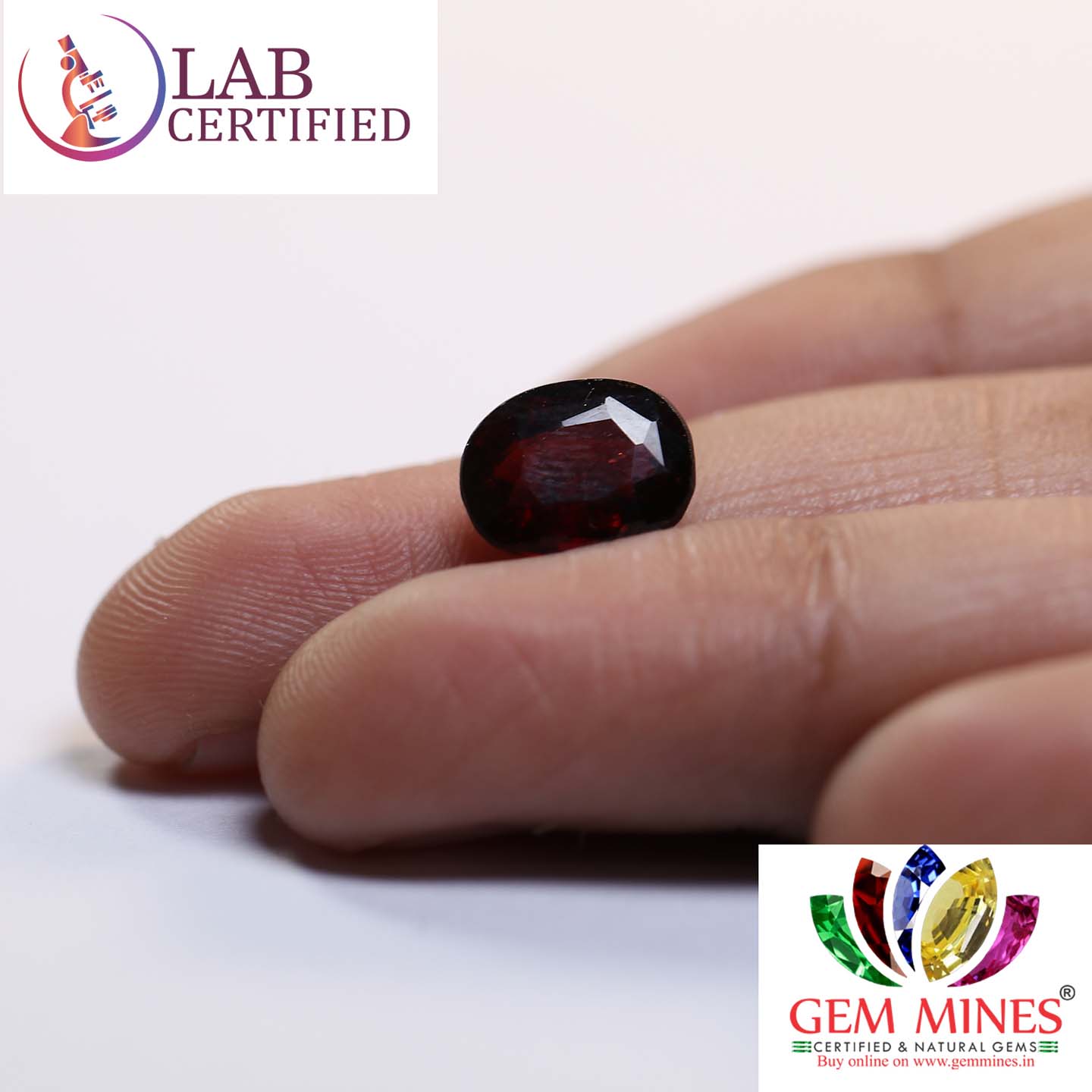 GMD4346 3 Hessonite (Gomed) 3.75 Ct.