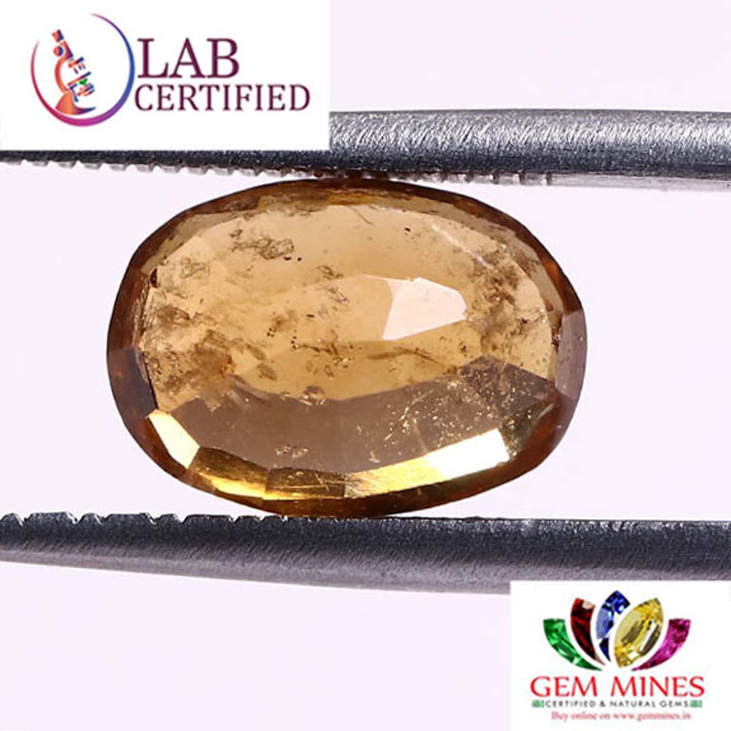 GMD4442 2 Hessonite (Gomed) 4.3 Ct.