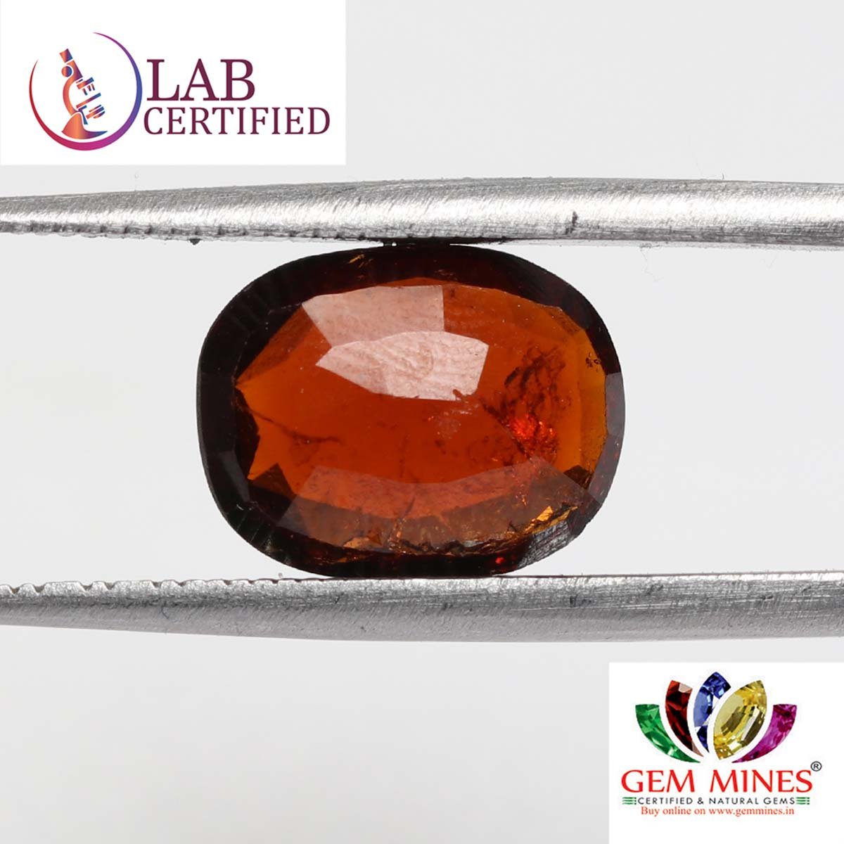 GMD4491 2 Hessonite (Gomed) 3.38 Ct.