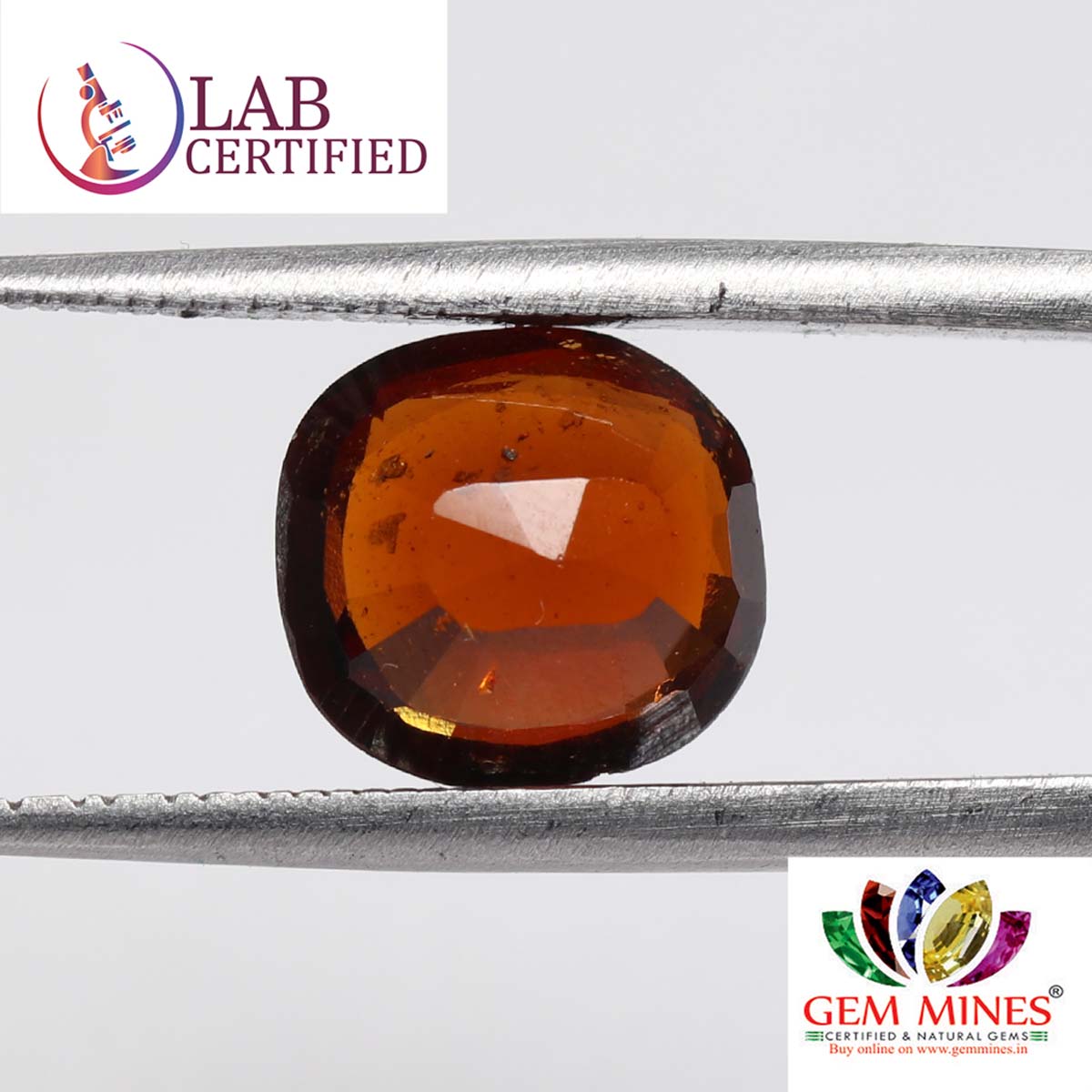 Hessonite (Gomed) 3.59 Ct. 3 GMD4496 2 Hessonite (Gomed) 3.59 Ct.