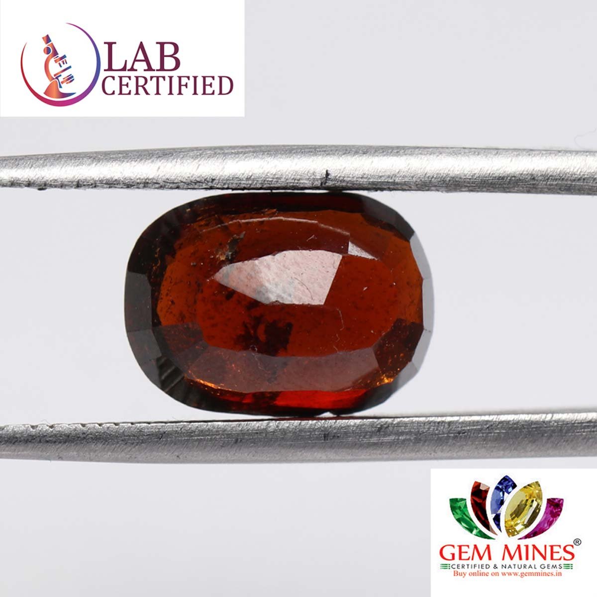 GMD4497 2 Hessonite (Gomed) 5.04 Ct.