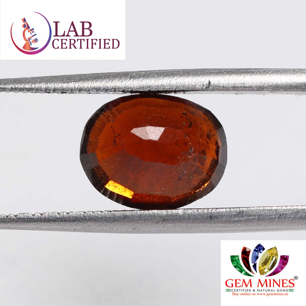 GMD4501 2 Hessonite (Gomed) 3.97 Ct.