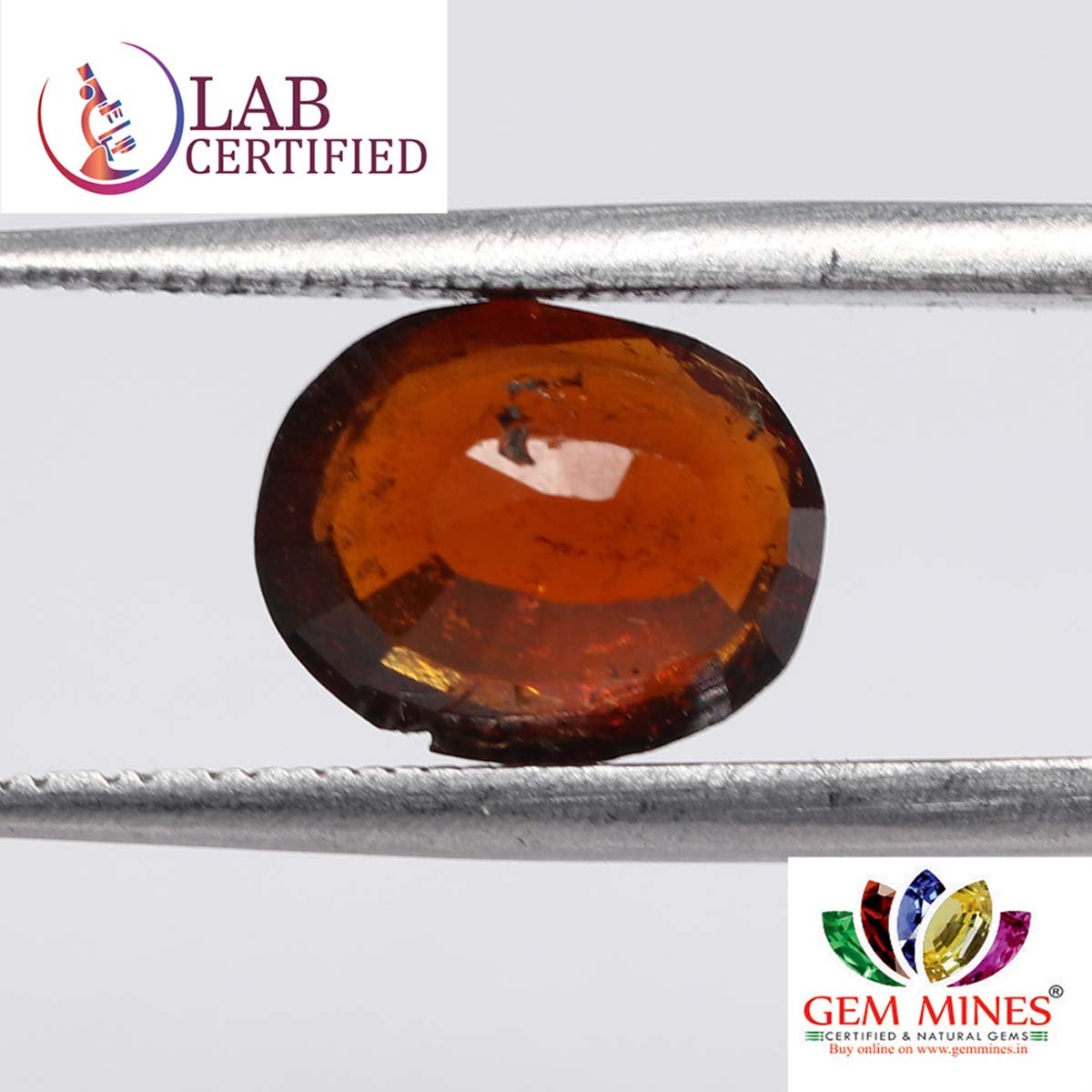 GMD4502 2 Hessonite (Gomed) 2.98 Ct.