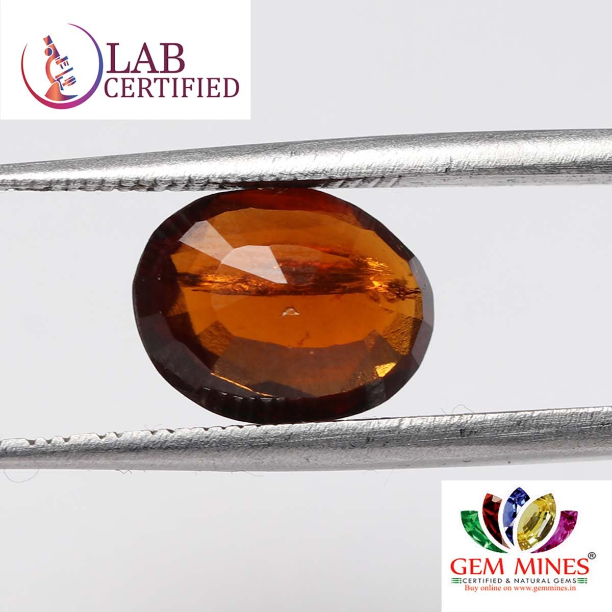 GMD4506 2 Hessonite (Gomed) 3.32 Ct.