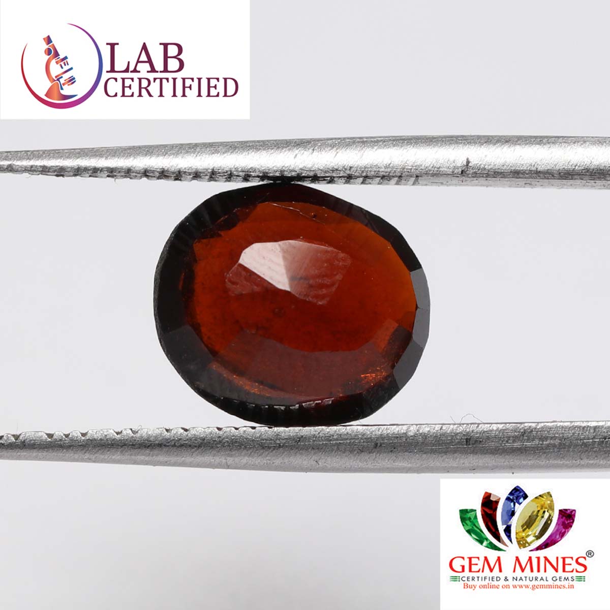 GMD4510 2 Hessonite (Gomed) 3.42 Ct.