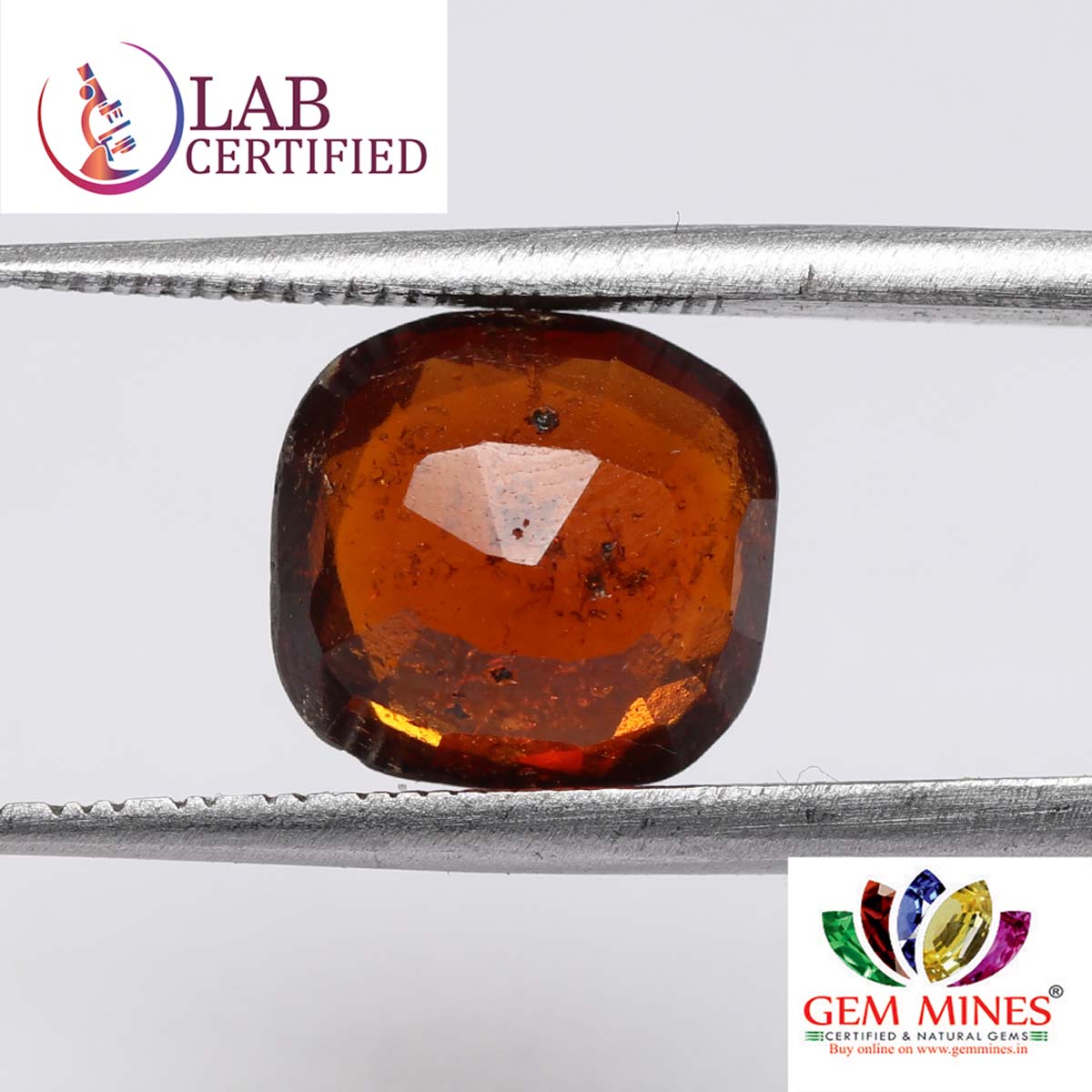 GMD4525 2 Hessonite (Gomed) 4.64 Ct.