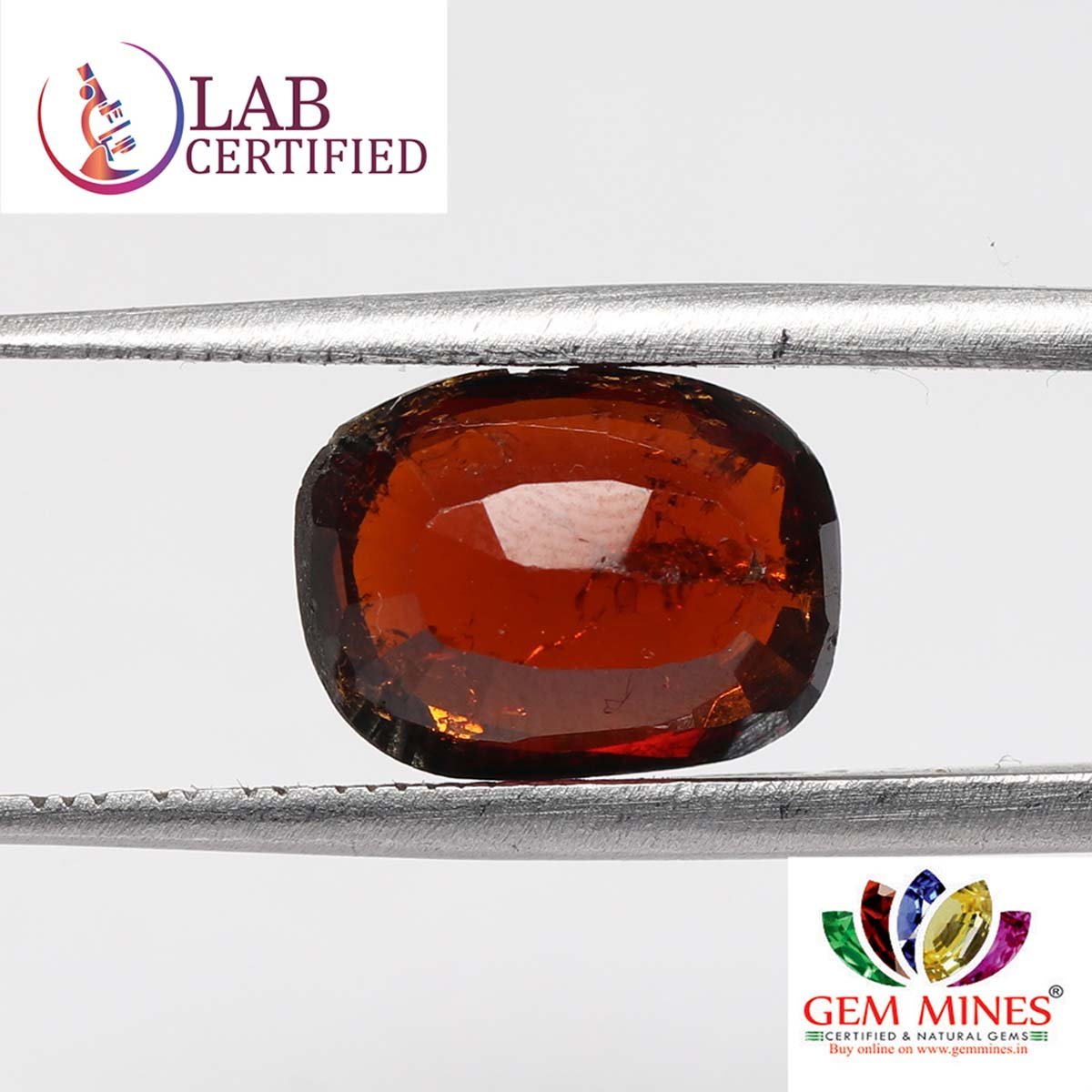 GMD4539 2 Hessonite (Gomed) 4.06 Ct.