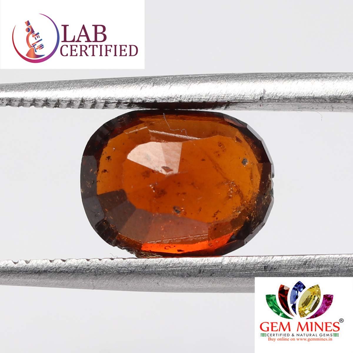 Hessonite (Gomed) 3.45 Ct.