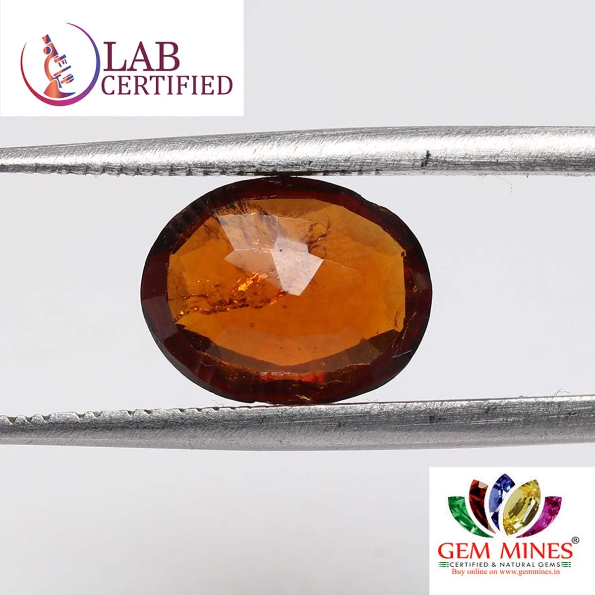GMD4544 2 Hessonite (Gomed) 2.76 Ct.