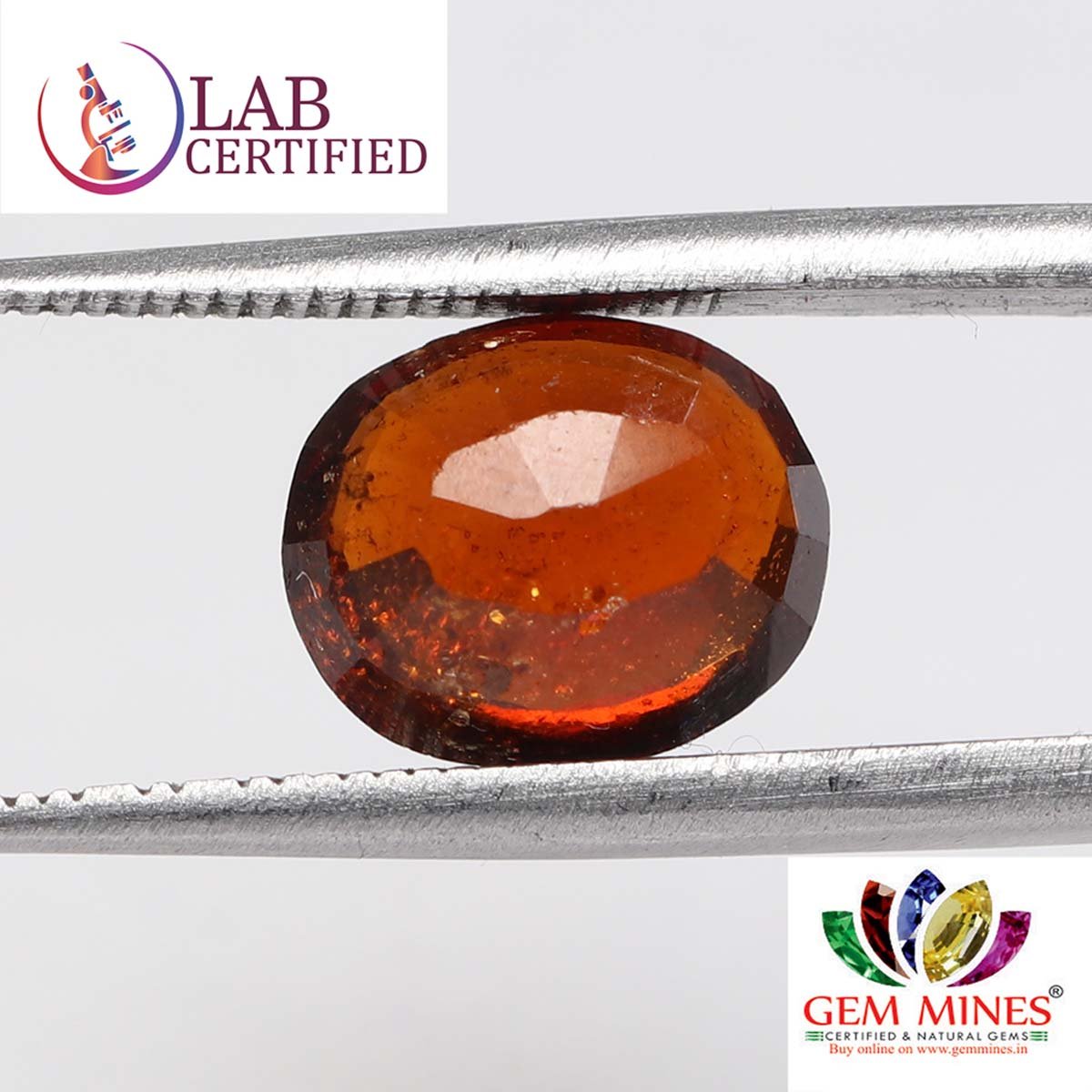 GMD4547 2 Hessonite (Gomed) 3.72 Ct.