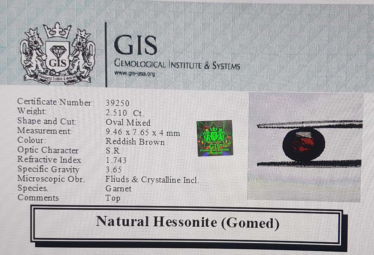 Hessonite (Gomed) 2.51 Ct.