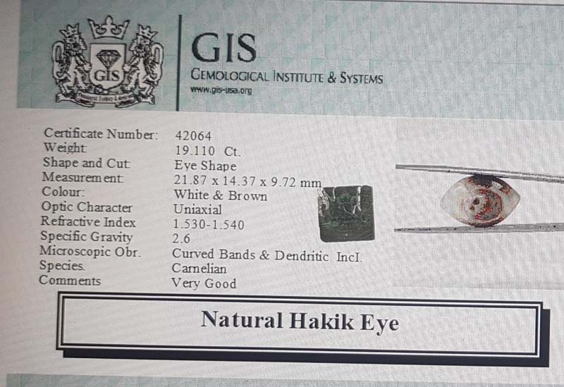 Hakik Eye 19.11 Ct.
