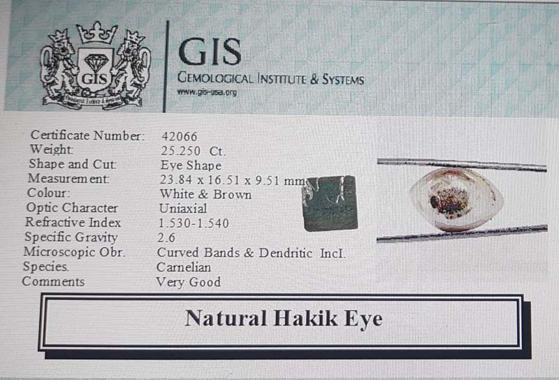 Hakik Eye 25.25 Ct.