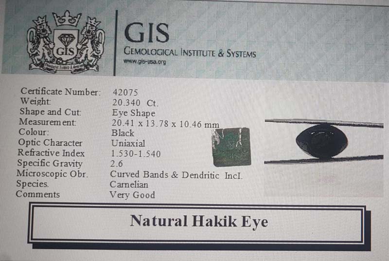 Hakik Eye 20.34 Ct.
