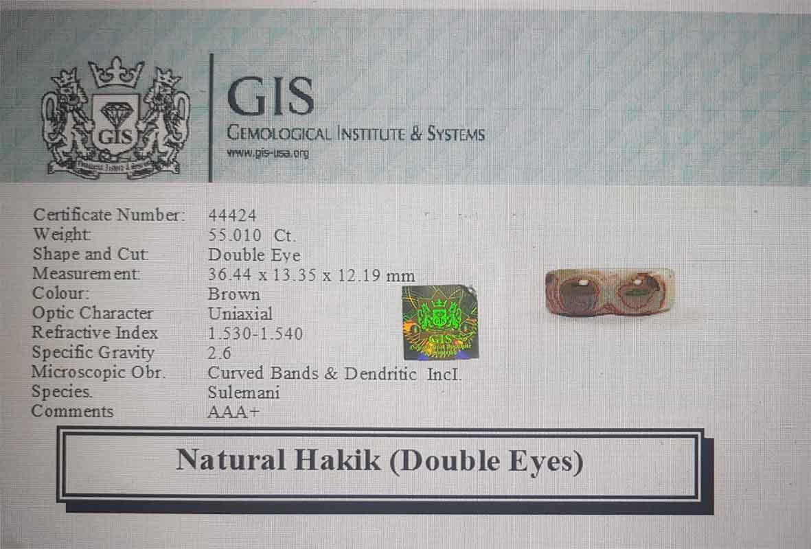 Hakik Eye 55.01 Ct.