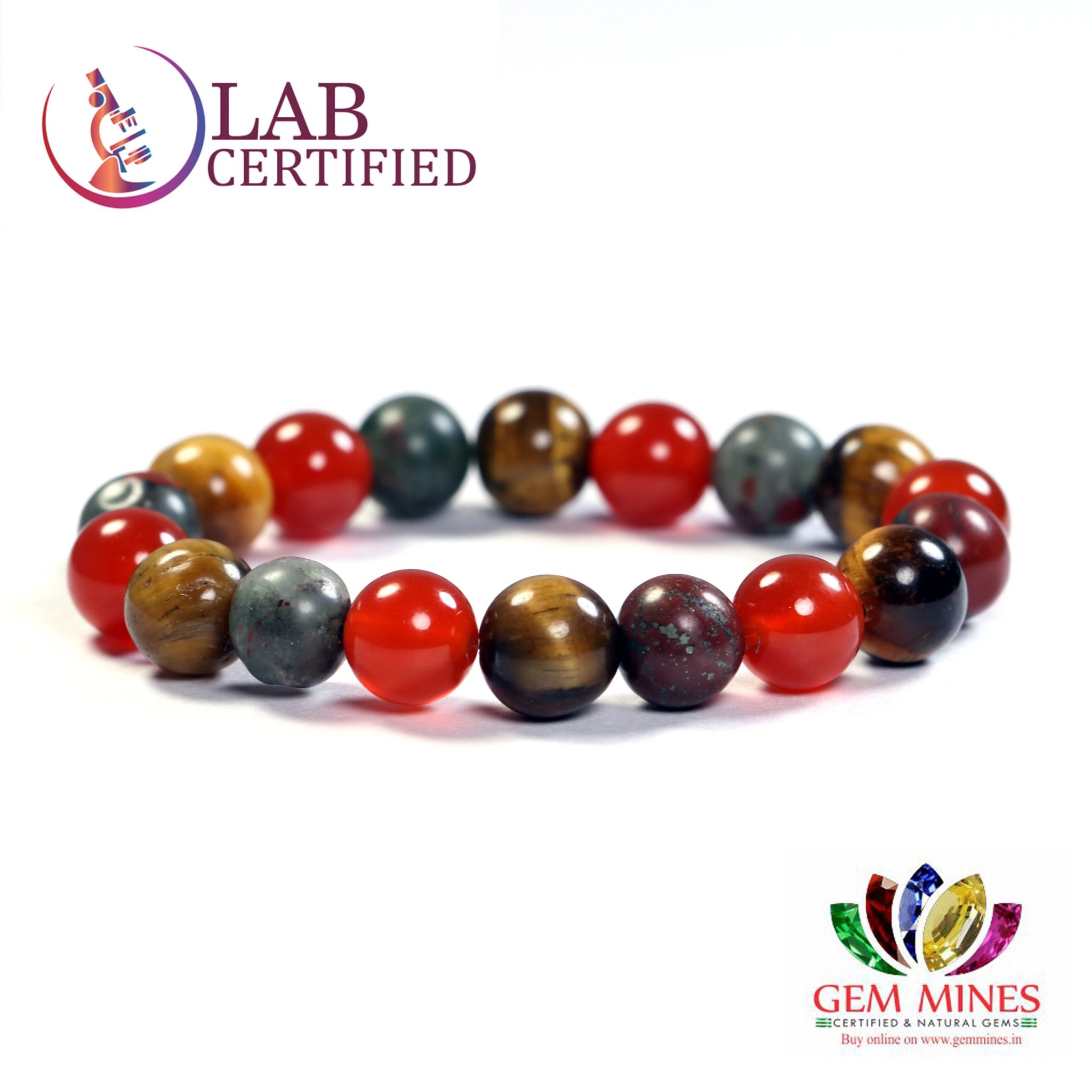 7 Chakra Healing Crystal Bracelet 812 mm Gemmines