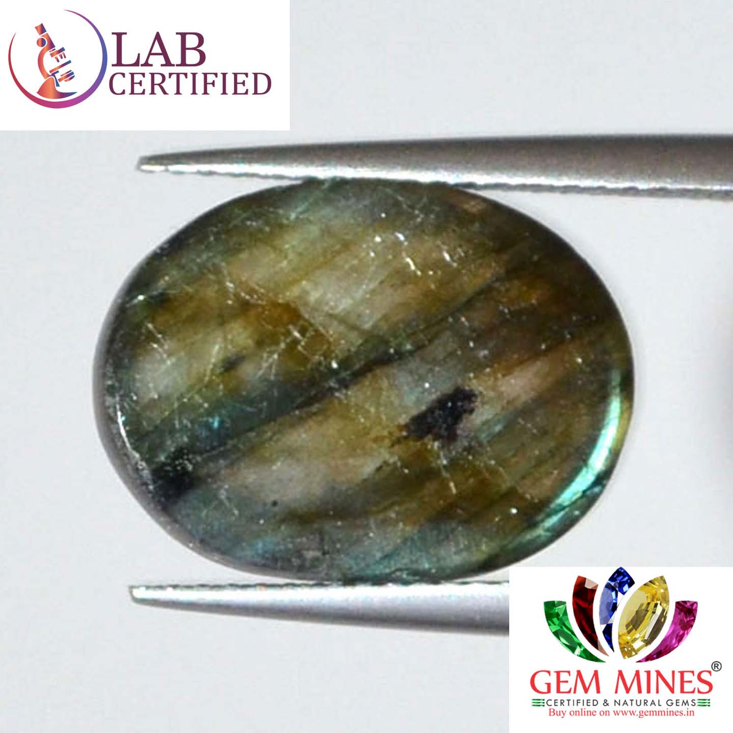 Labradorite 9.38 Ct. 3 LAB130 2 Labradorite 9.38 Ct.