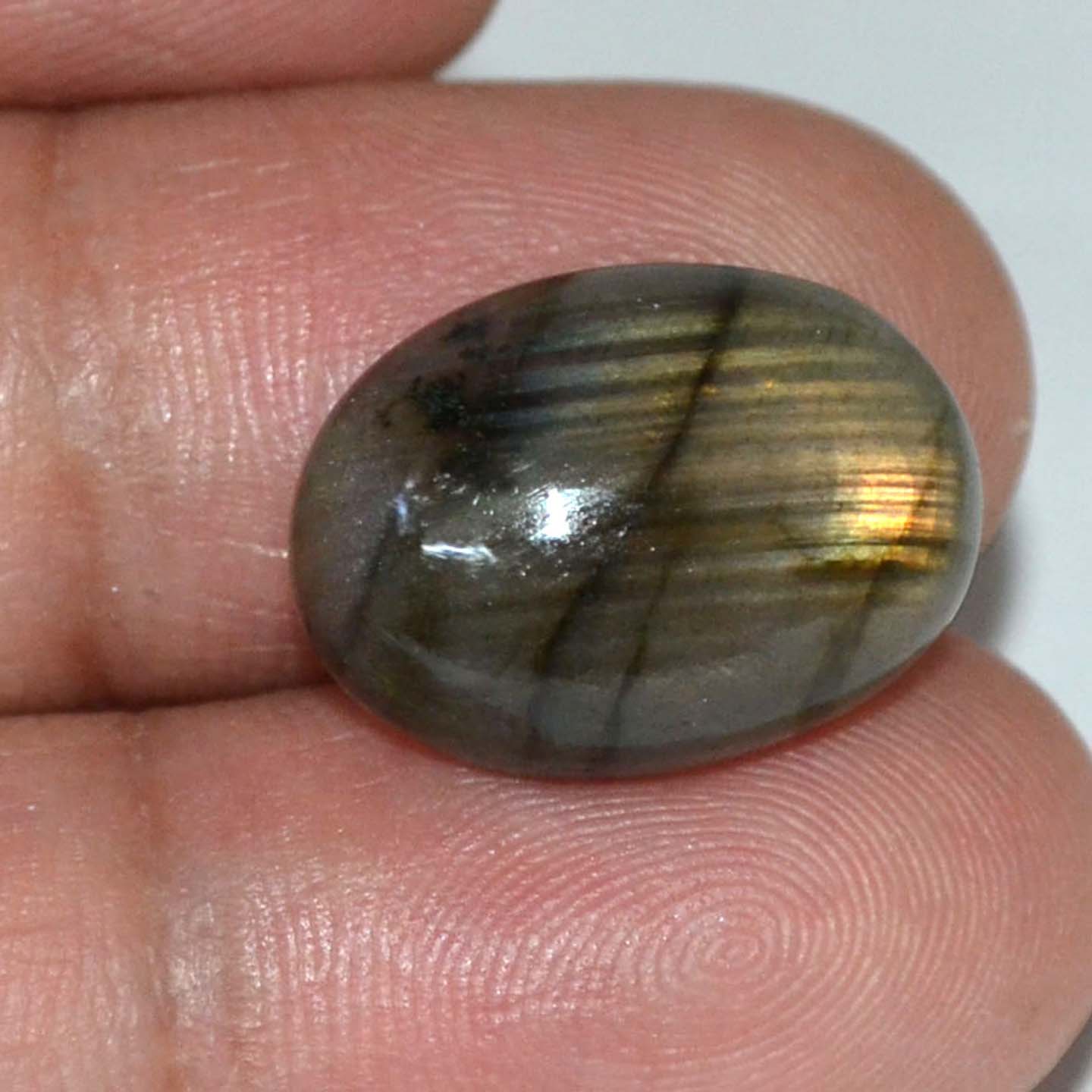 LAB139 3 Labradorite 13.45 Ct.