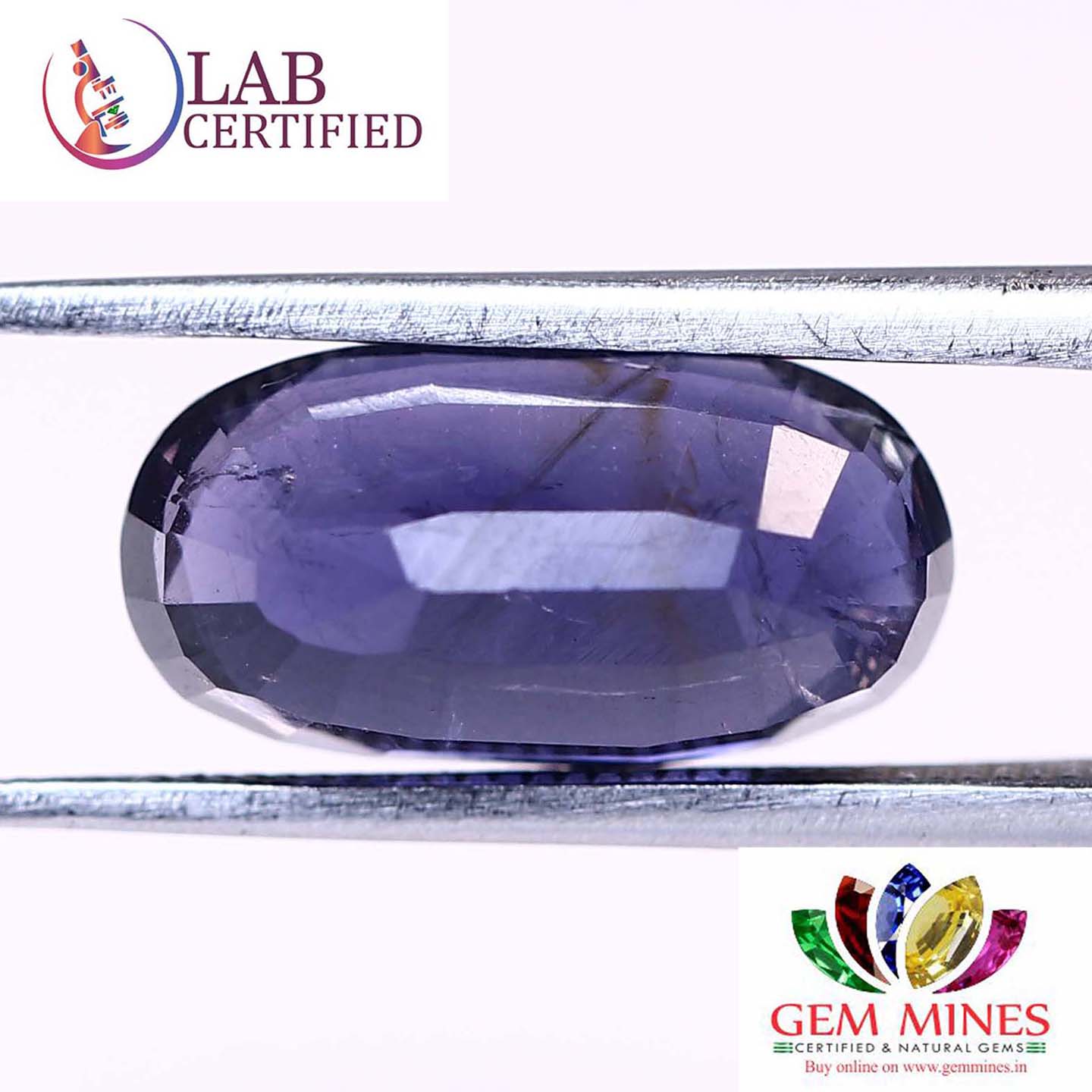NIL897 2 Iolite(Nilli) 3.5 Ct.