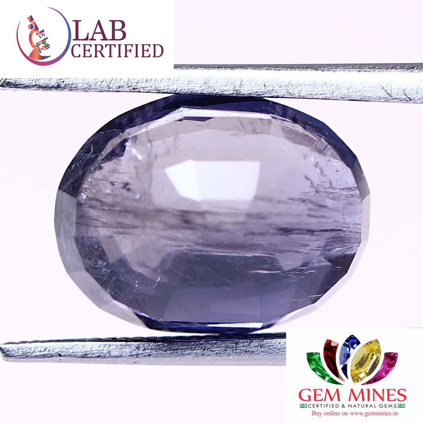 NIL898 2 Iolite(Nilli) 3.58 Ct.