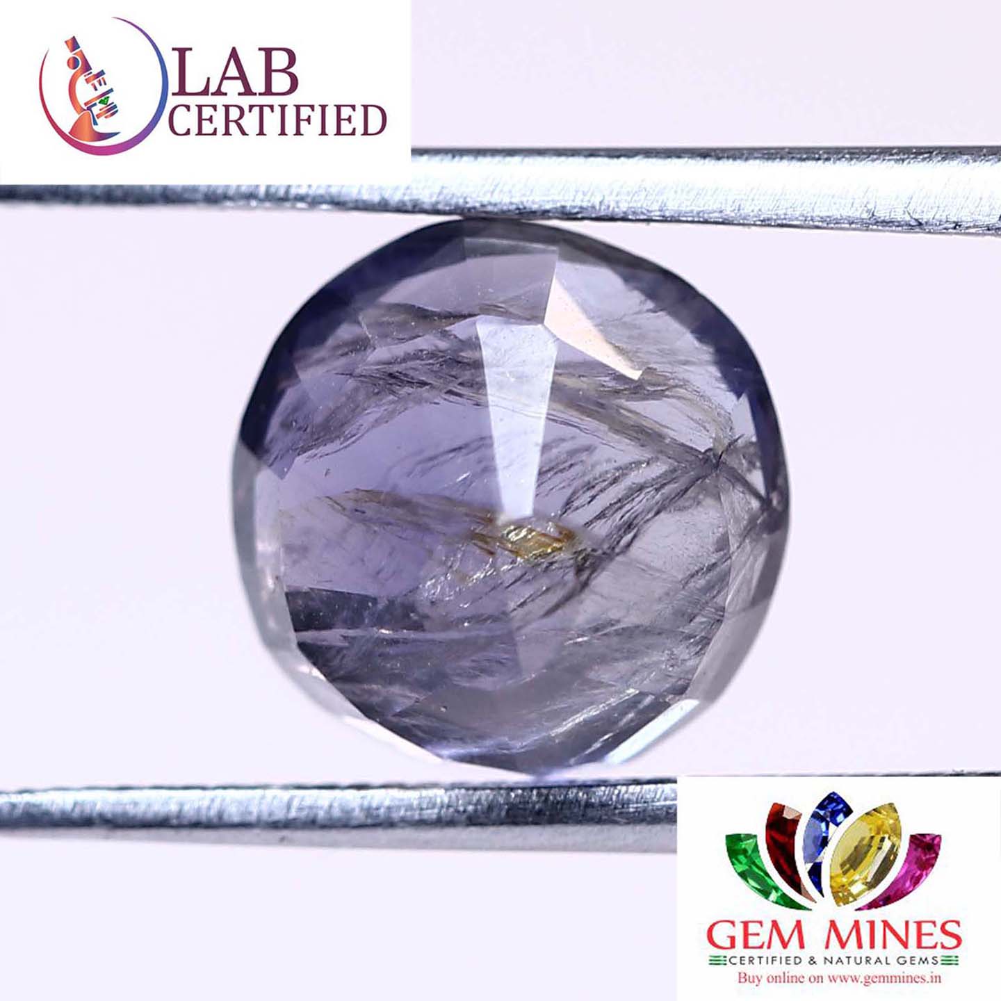 NIL906 2 Iolite(Nilli) 2.72 Ct.