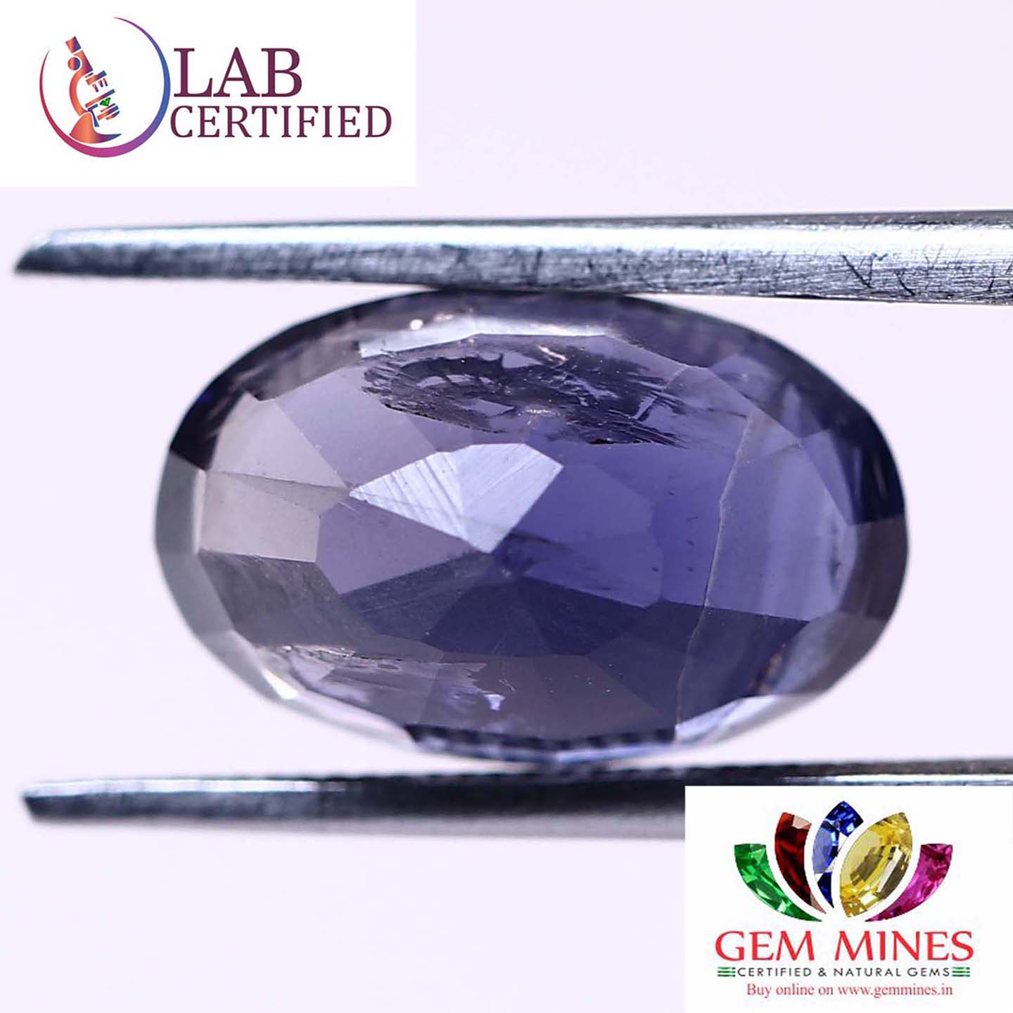 NIL921 2 Iolite(Nilli) 3.66 Ct.