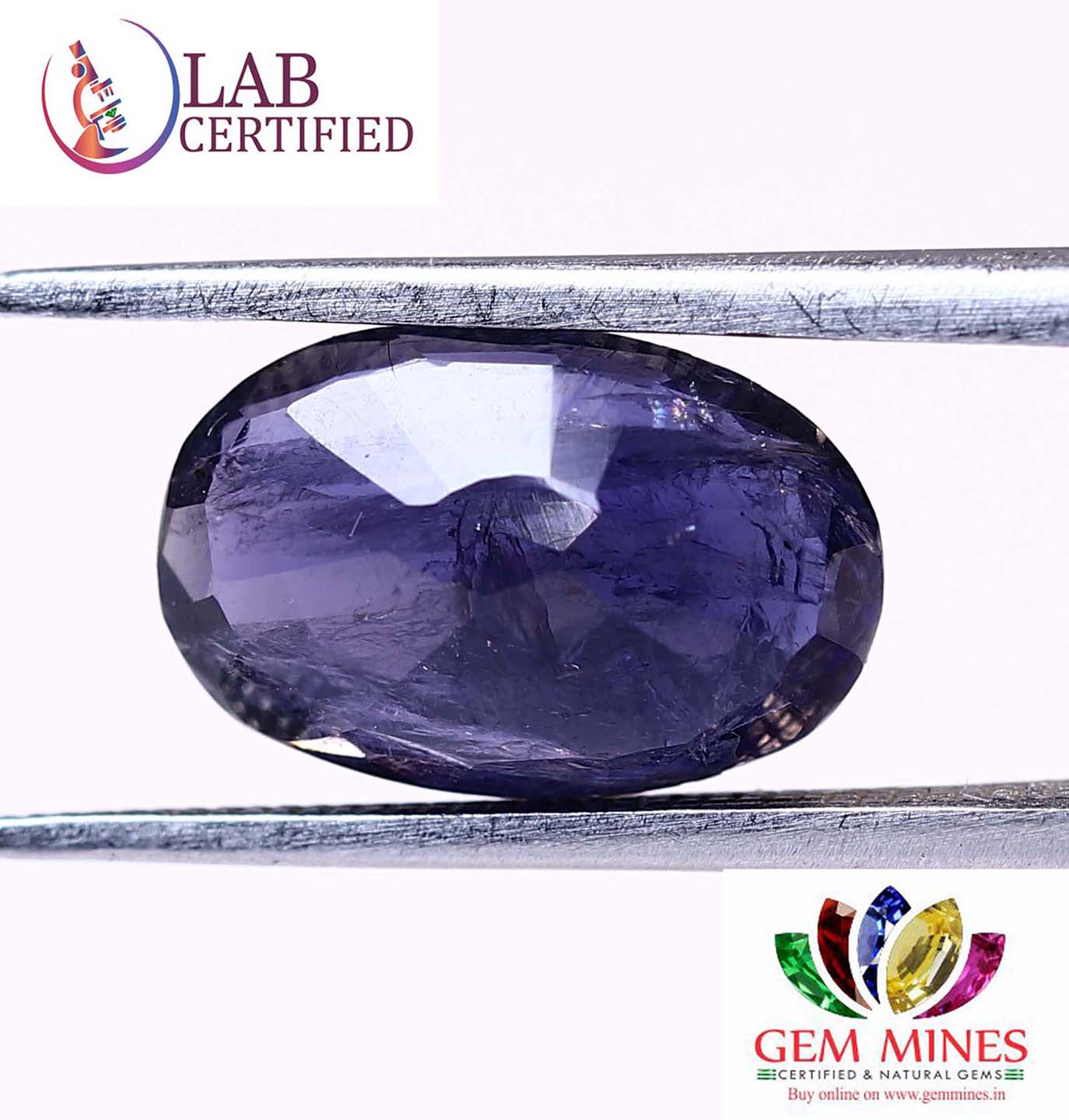 NIL933 2 Iolite(Nilli) 2.47 Ct.