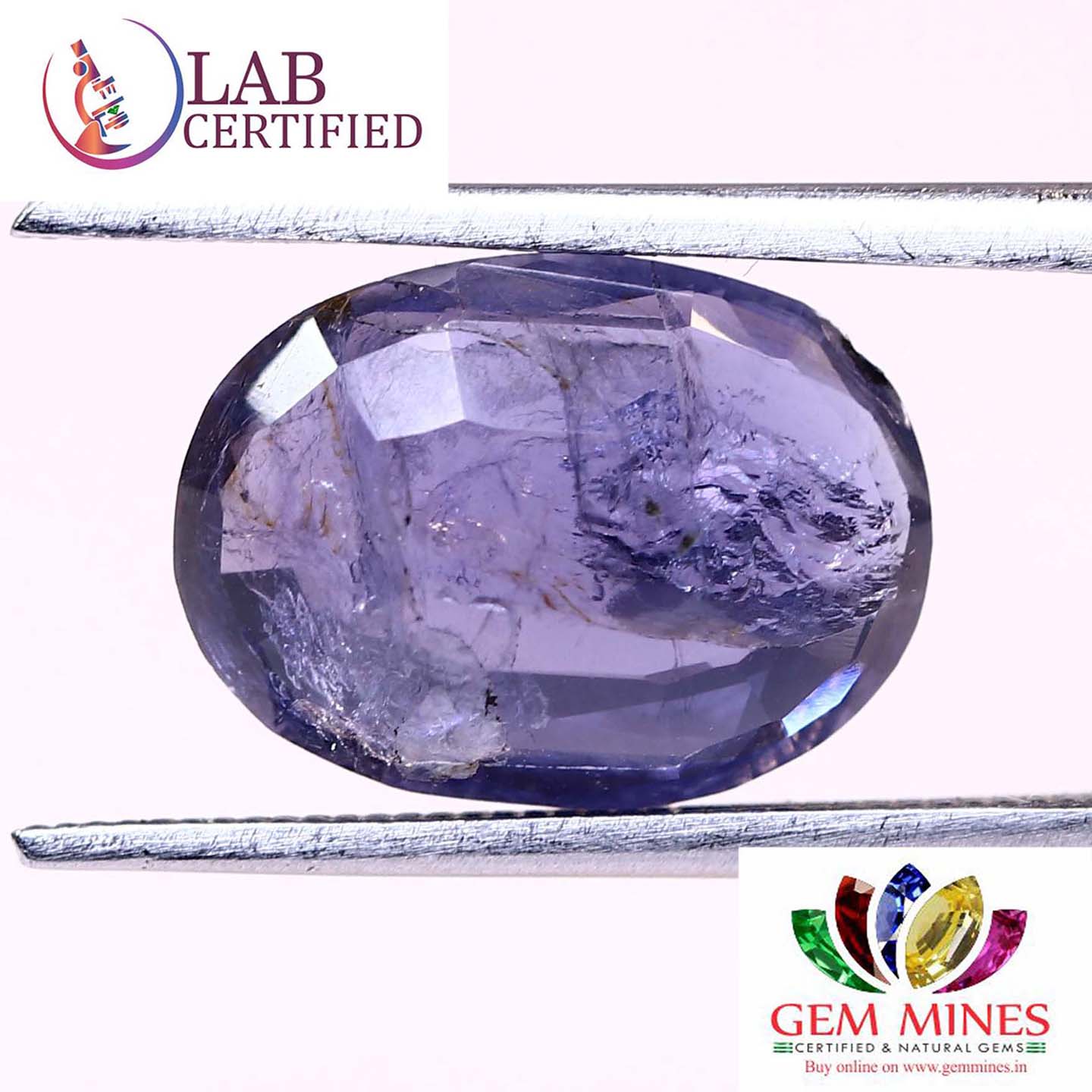 NIL947 2 Iolite(Nilli) 2.99 Ct.