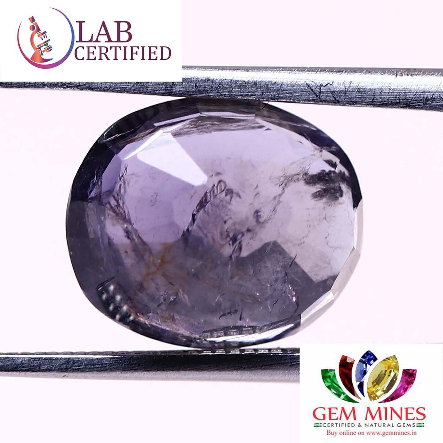 NIL950 2 Iolite(Nilli) 3.41 Ct.