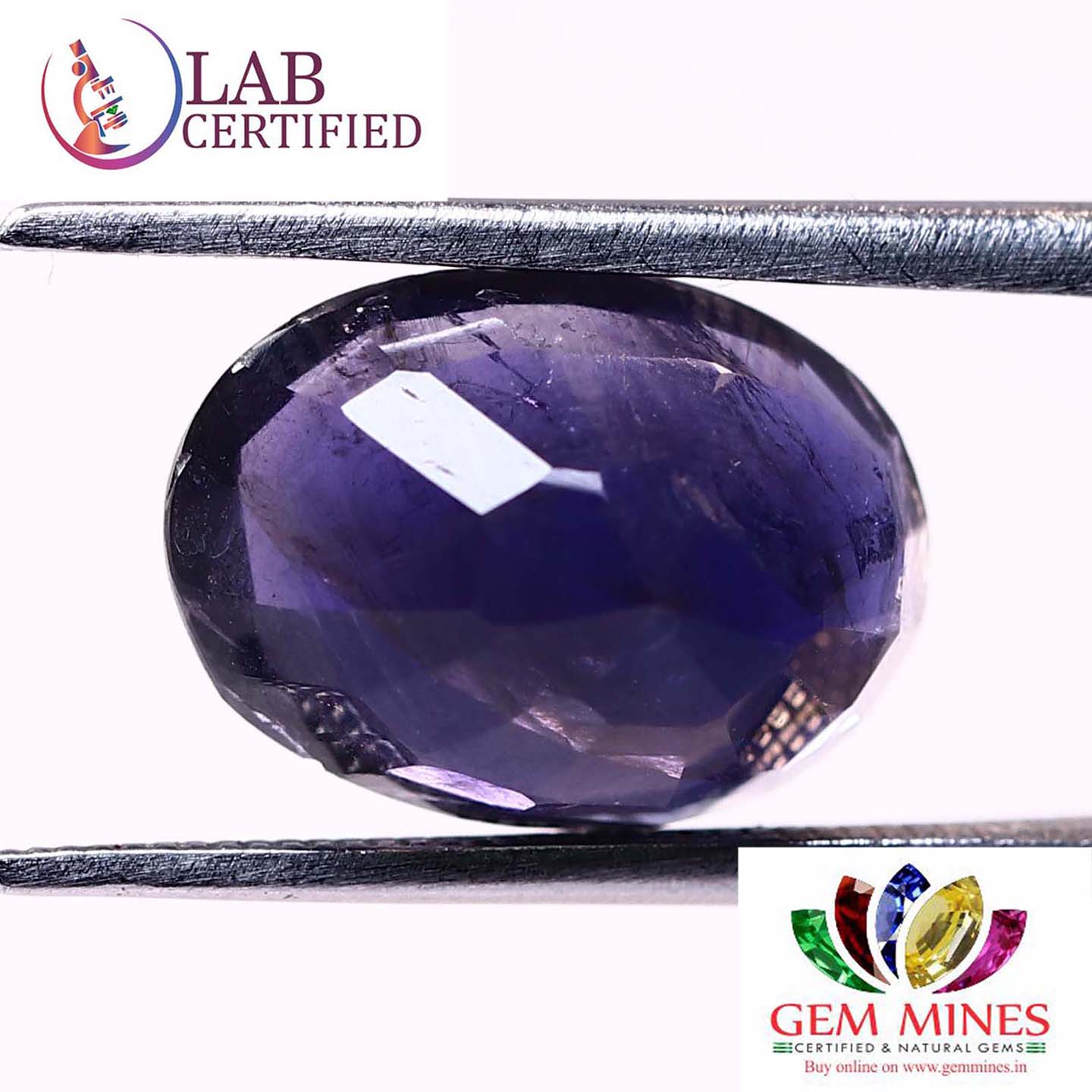 NIL954 2 Iolite(Nilli) 4.27 Ct.