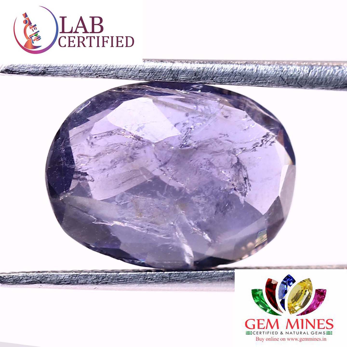 NIL959 2 Iolite(Nilli) 2.88 Ct.
