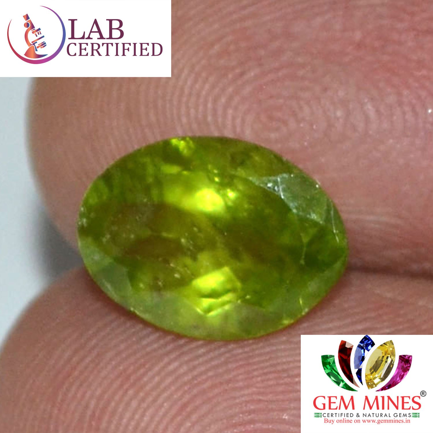 NPD247 3 Peridot 3.35 Ct.