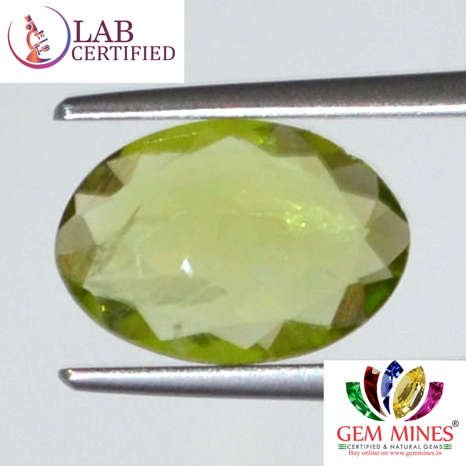 NPD248 2 Peridot 2.21 Ct.