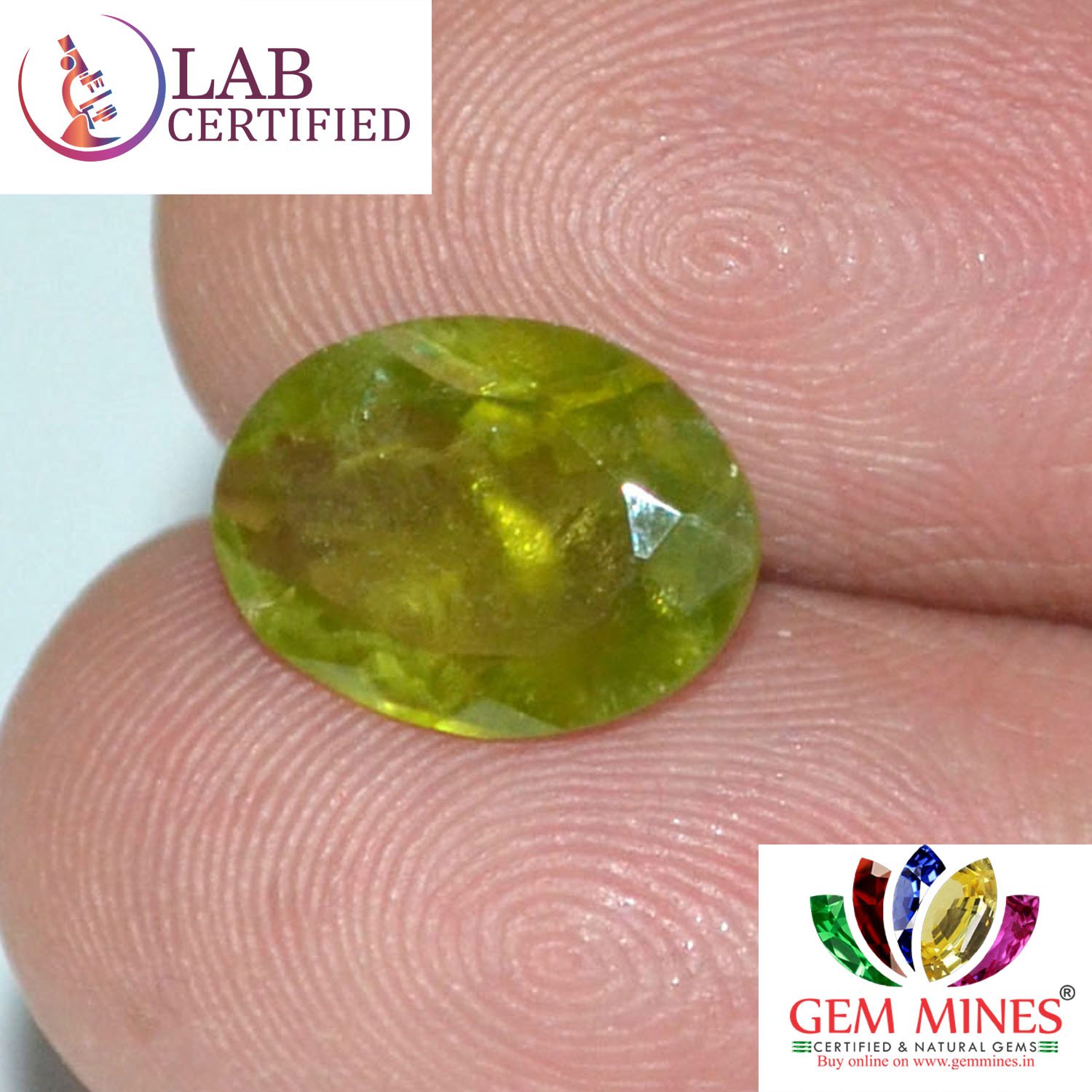 NPD252 3 Peridot 3.05 Ct.