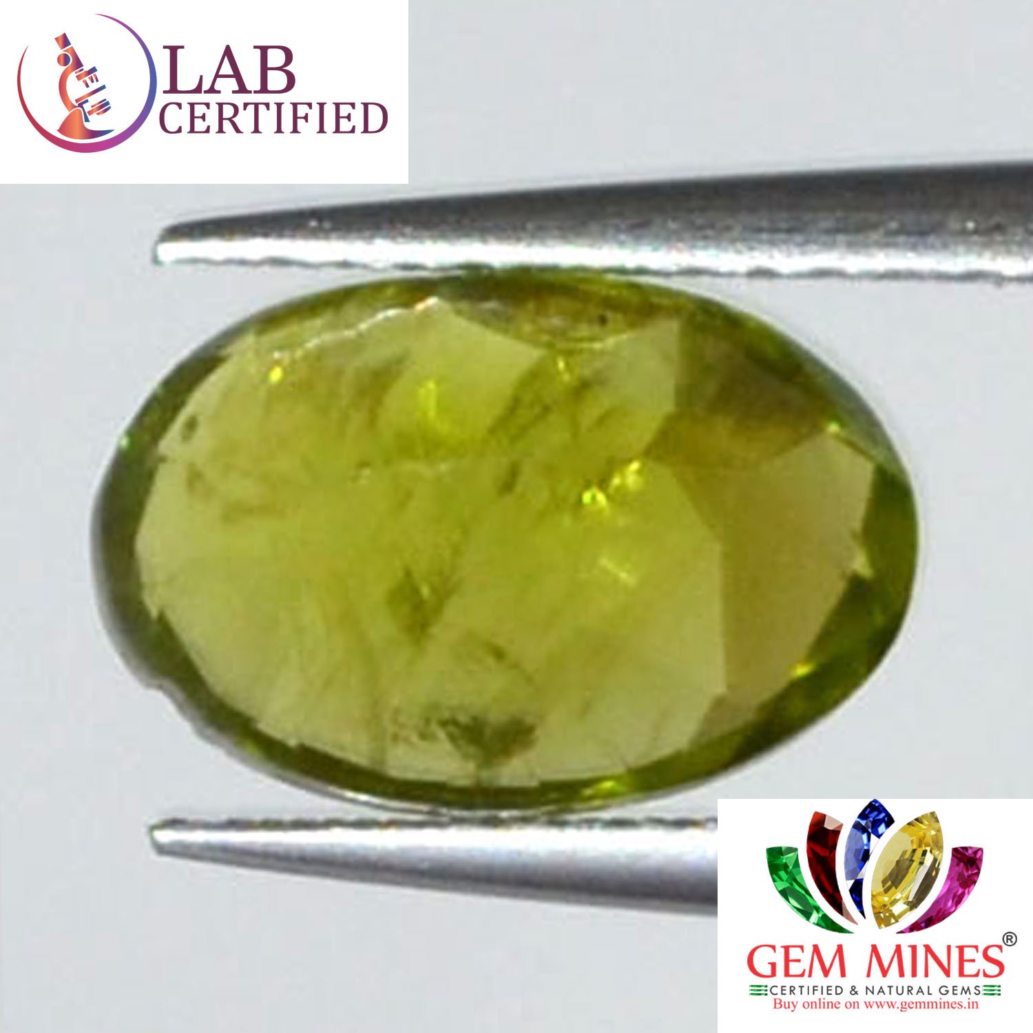 NPD285 2 Peridot 3.27 Ct.