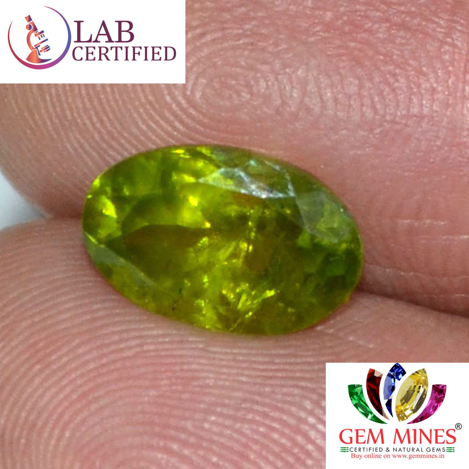 NPD285 3 Peridot 3.27 Ct.